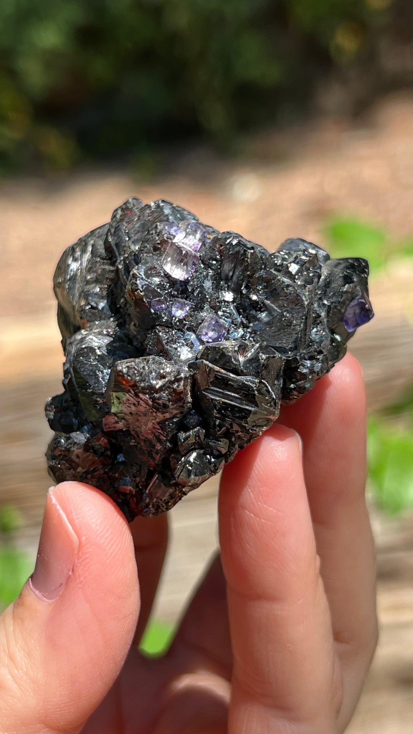 Fluorite on Sphalerite, Elmwood Mine TN