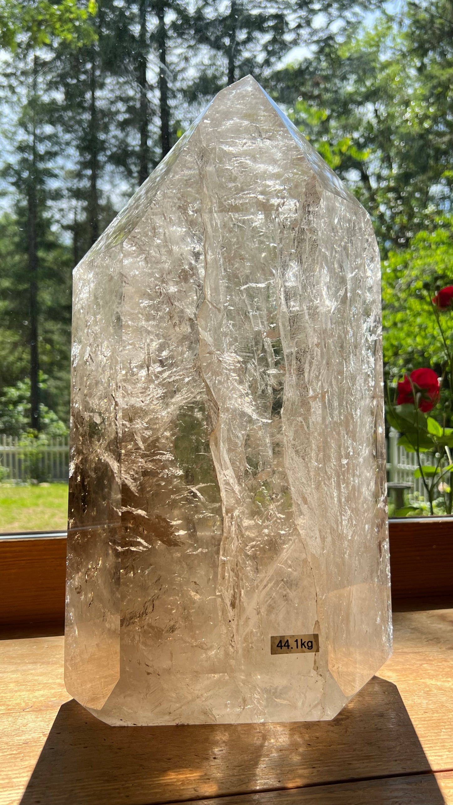 Quartz Tower, 97lbs, Brazil Crystal Home Decor