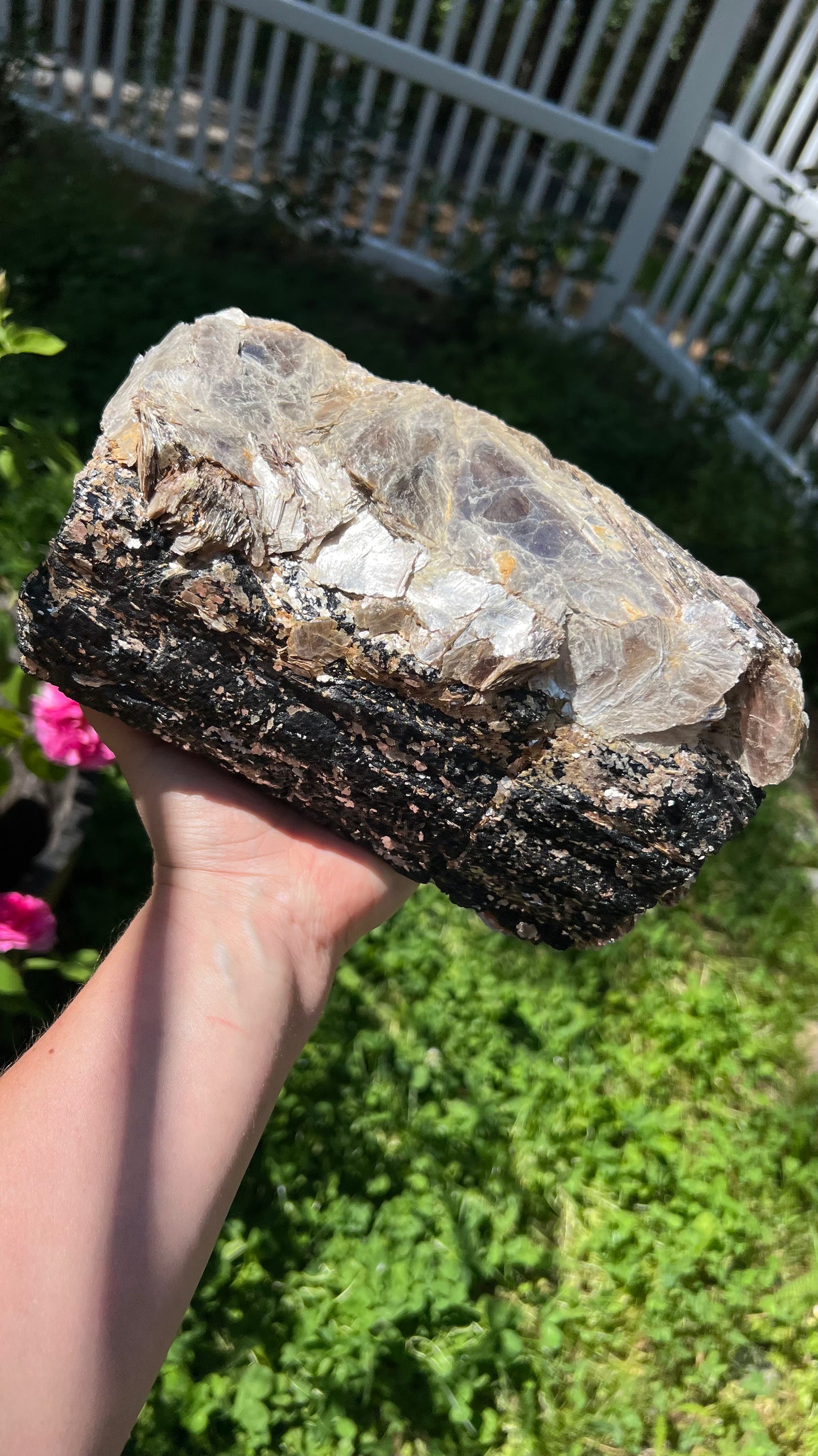 Large Black Tourmaline and Mica, Brazil, Crystal Home Decor