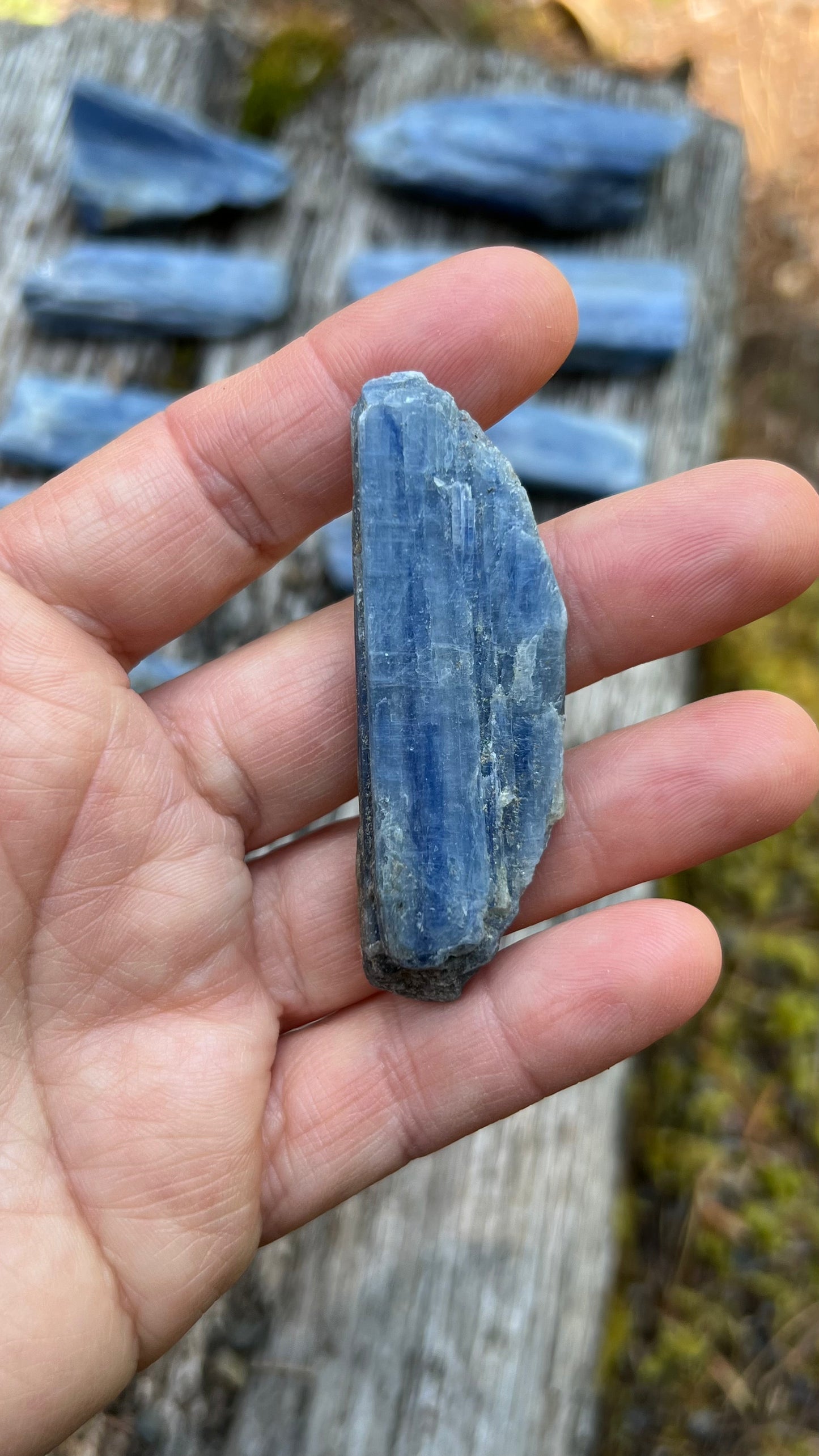 One Kyanite, Raw Natural Blade