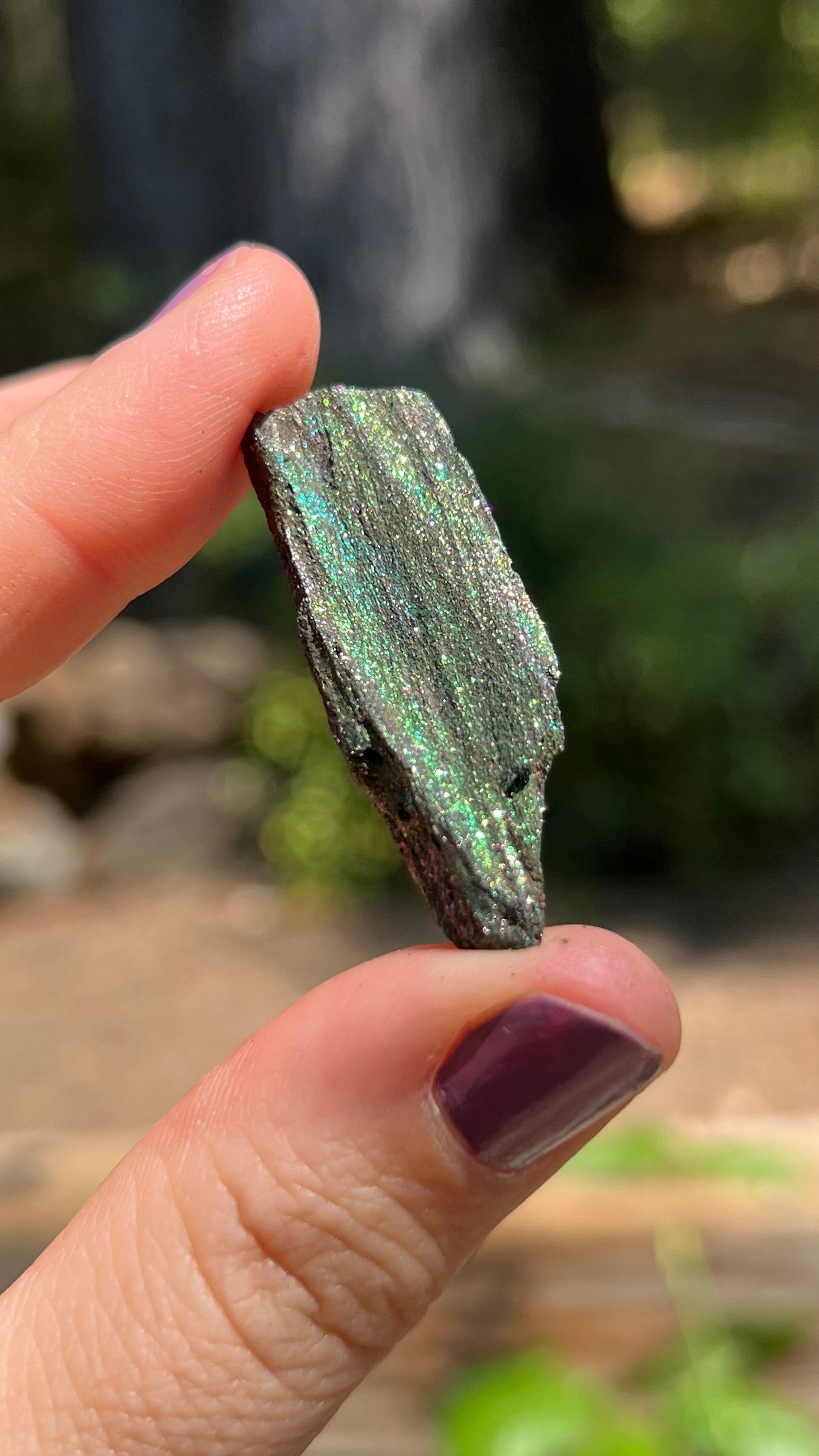 Iridescent Rainbow Hematite, 33ct Andrade Mine, Brazil