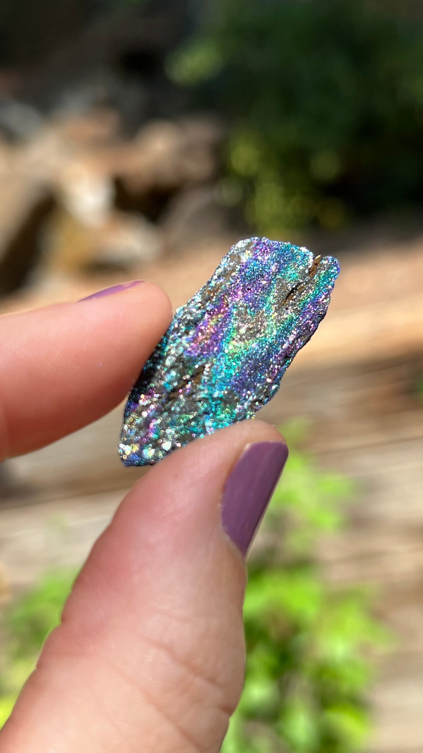 Iridescent Rainbow Hematite, 14ct Andrade Mine, Brazil