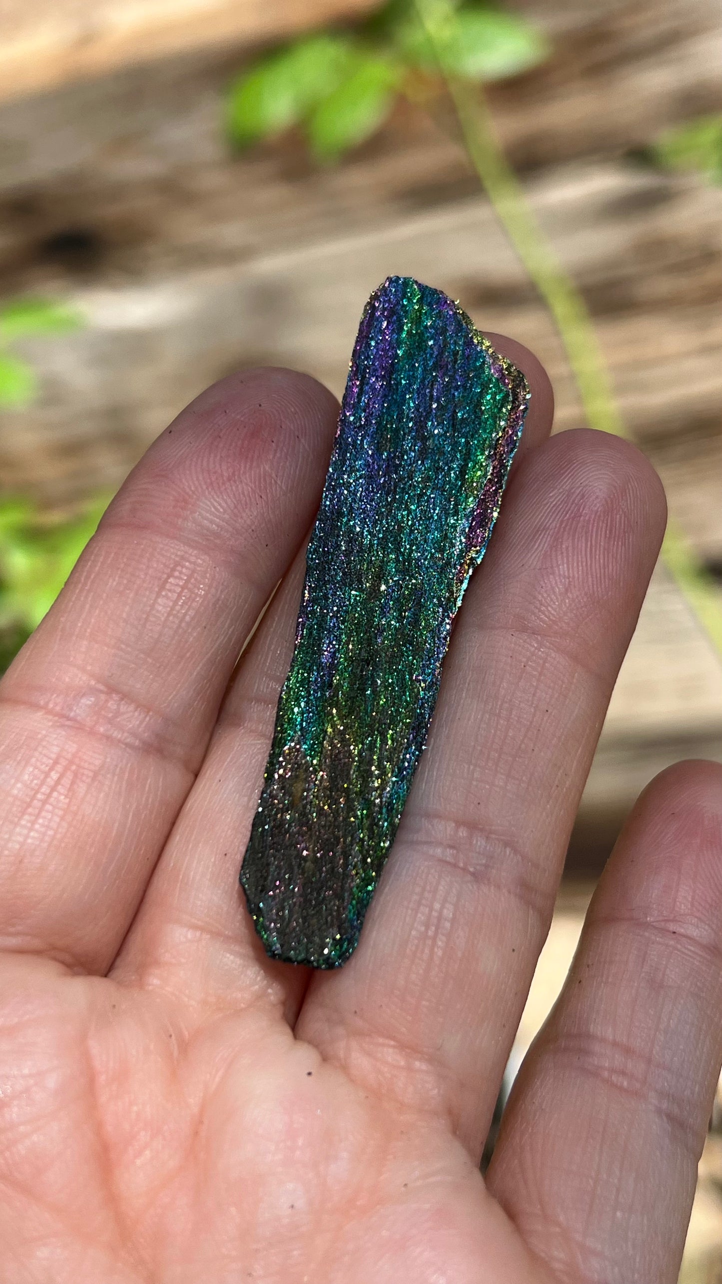 Iridescent Rainbow Hematite, 45cts Andrade Mine, Brazil