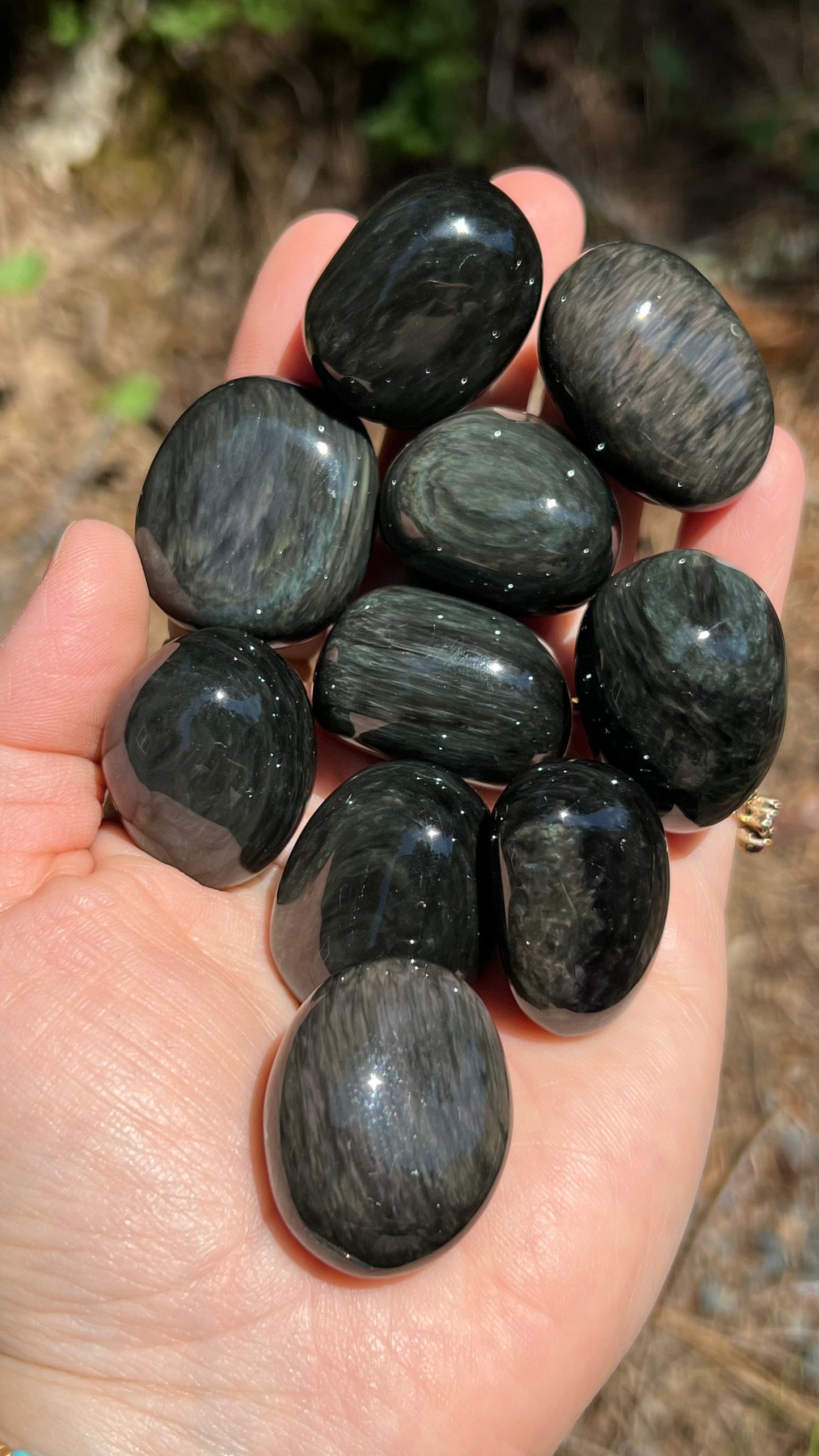 ONE Velvet Rainbow Obsidian Stone