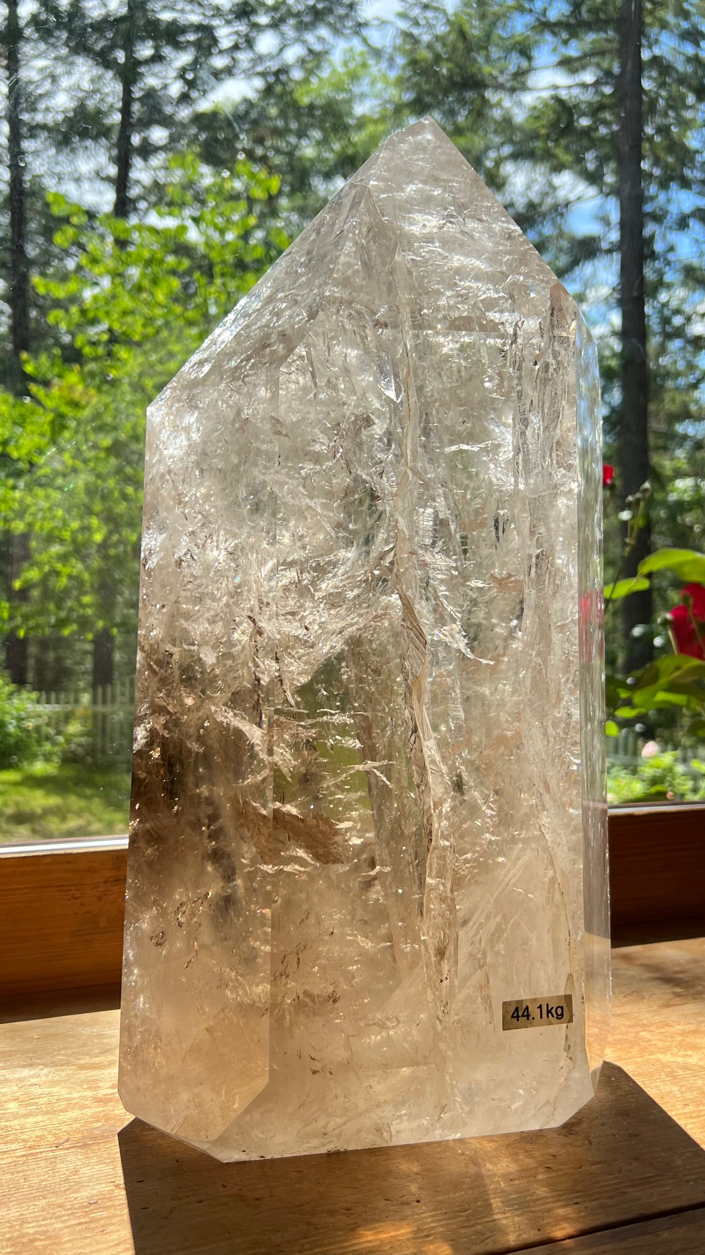 Quartz Tower, 97lbs, Brazil Crystal Home Decor