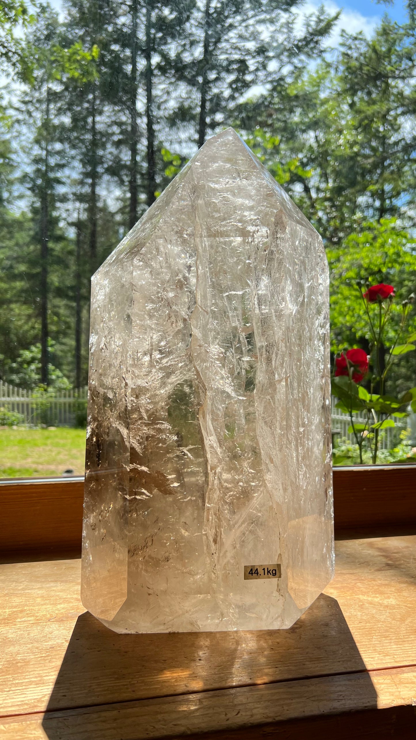 Quartz Tower, 97lbs, Brazil Crystal Home Decor