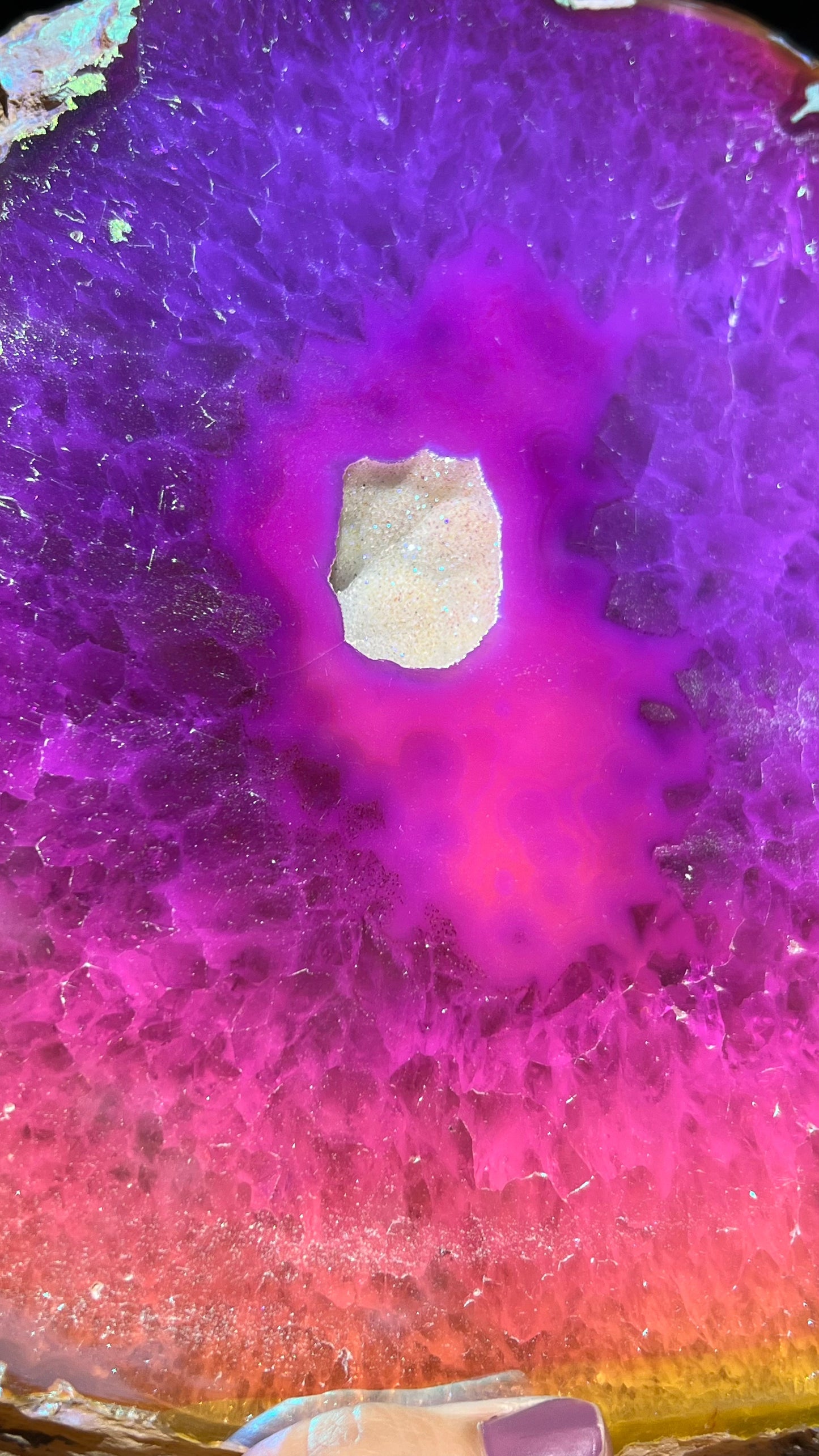 Large Angel Aura Agate Slab