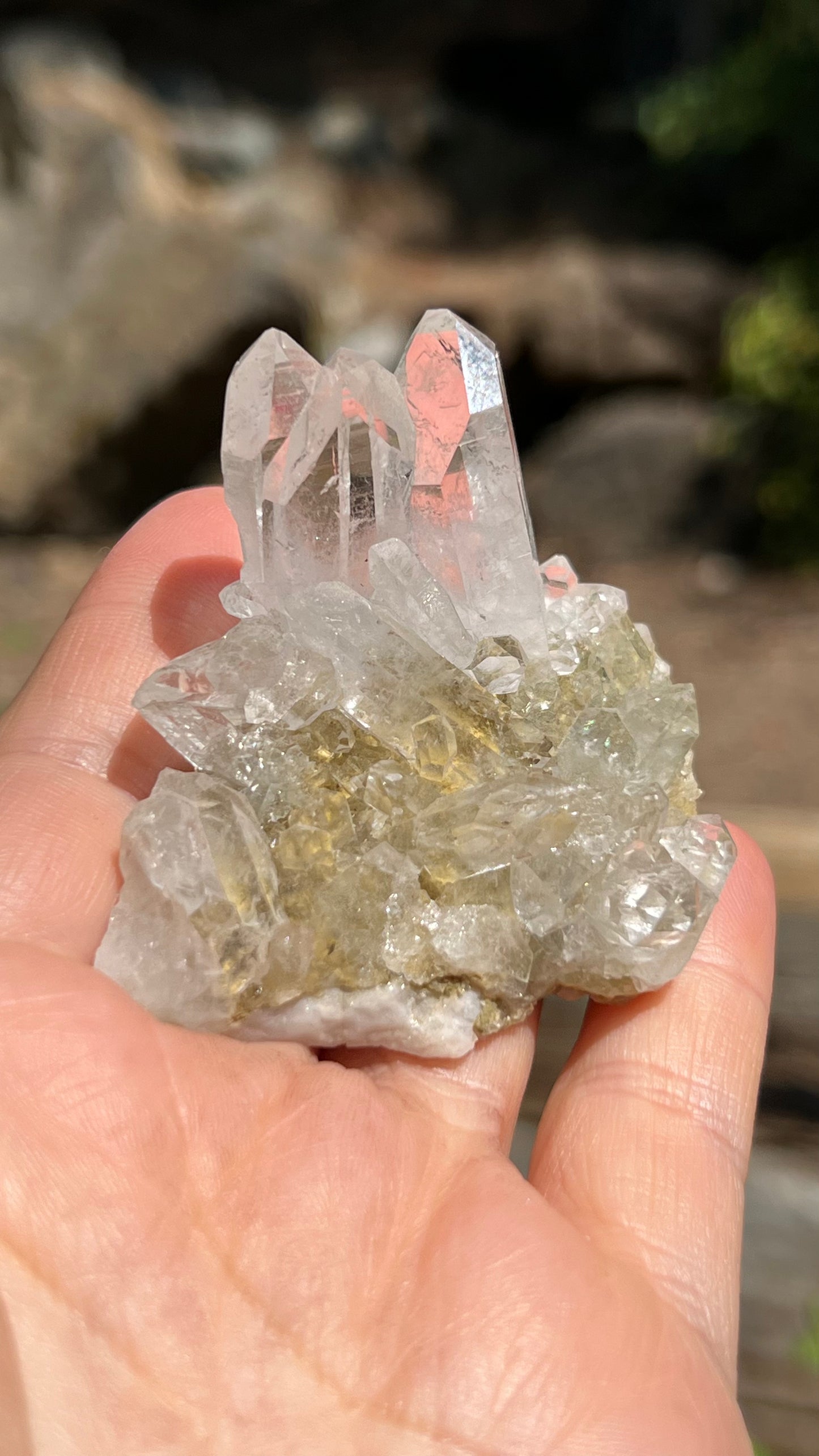 Prismatic Himalayan Quartz Cluster, Nepal