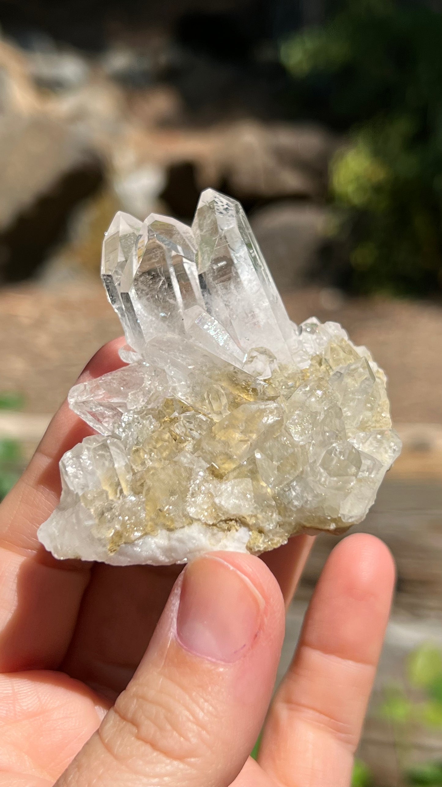 Prismatic Himalayan Quartz Cluster, Nepal