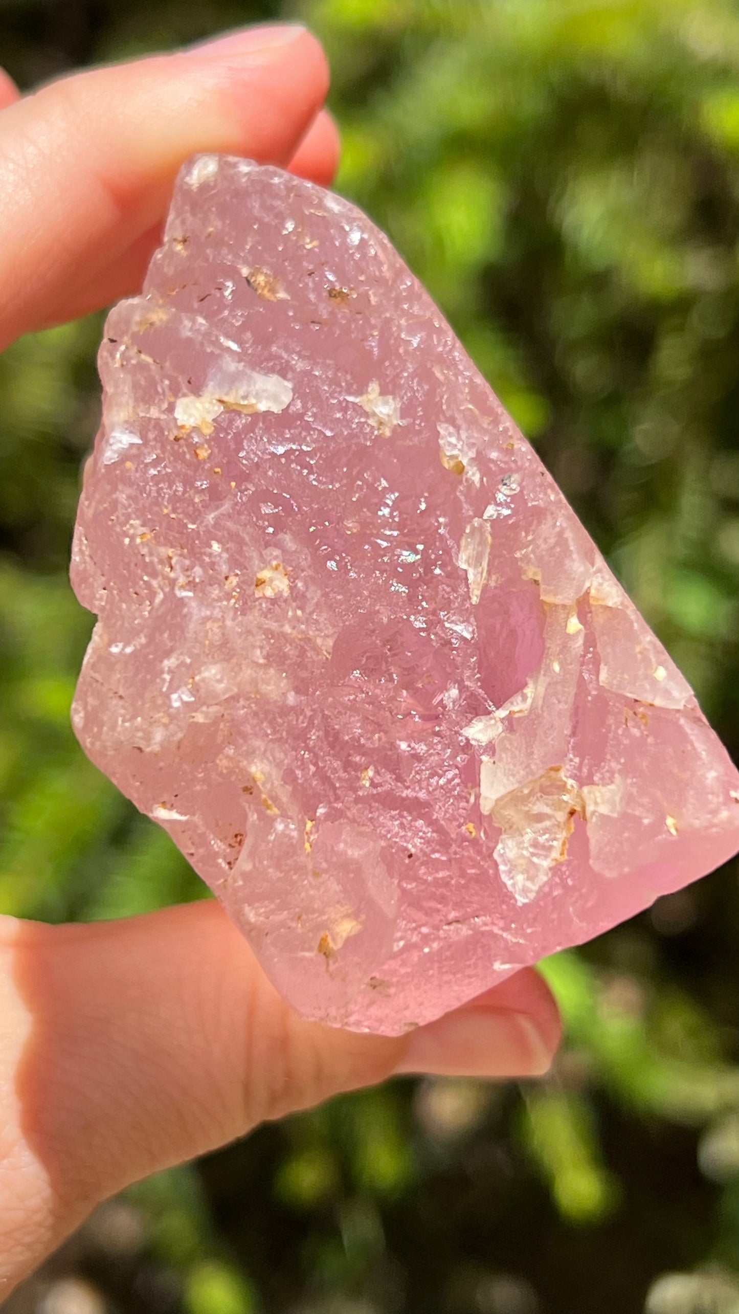 Pink Kunzite Mineral Specimen, 574g Afghanistan