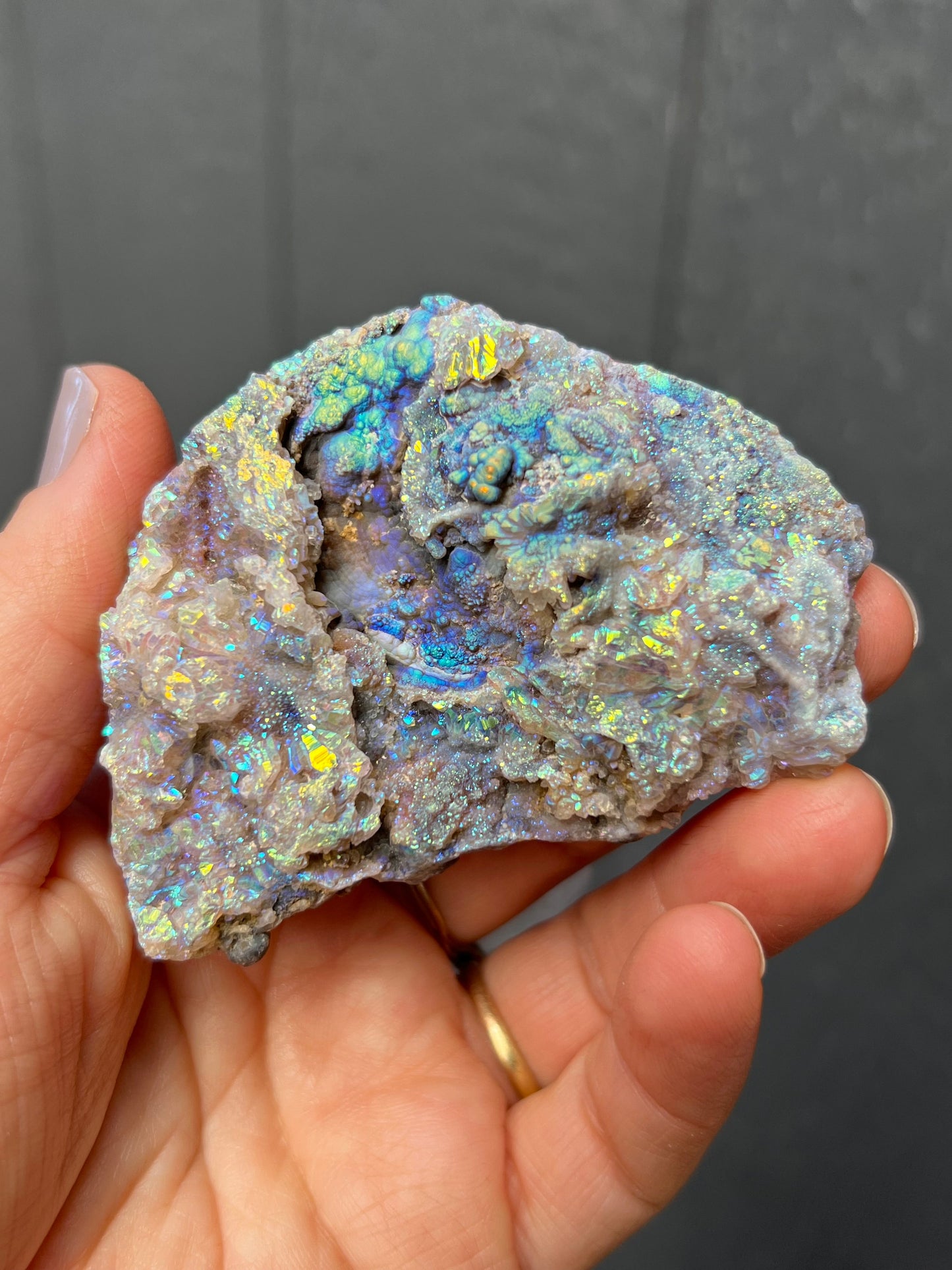 Angel Aura Botryoidal Chalcedony