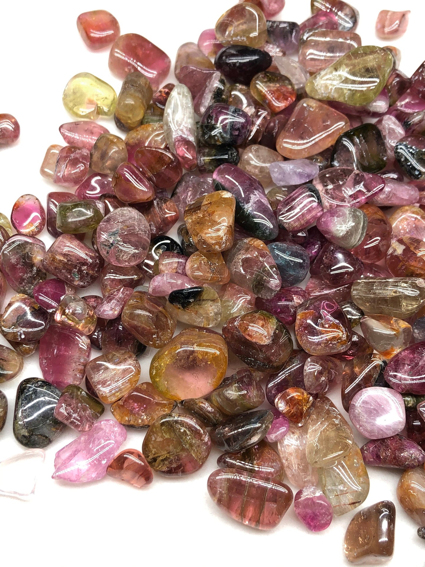 Rubellite Tourmaline Tumbled Gemstones, Heart Chakra, Self Love, Heart, Empathy, Emotional Healing, Forgiveness
