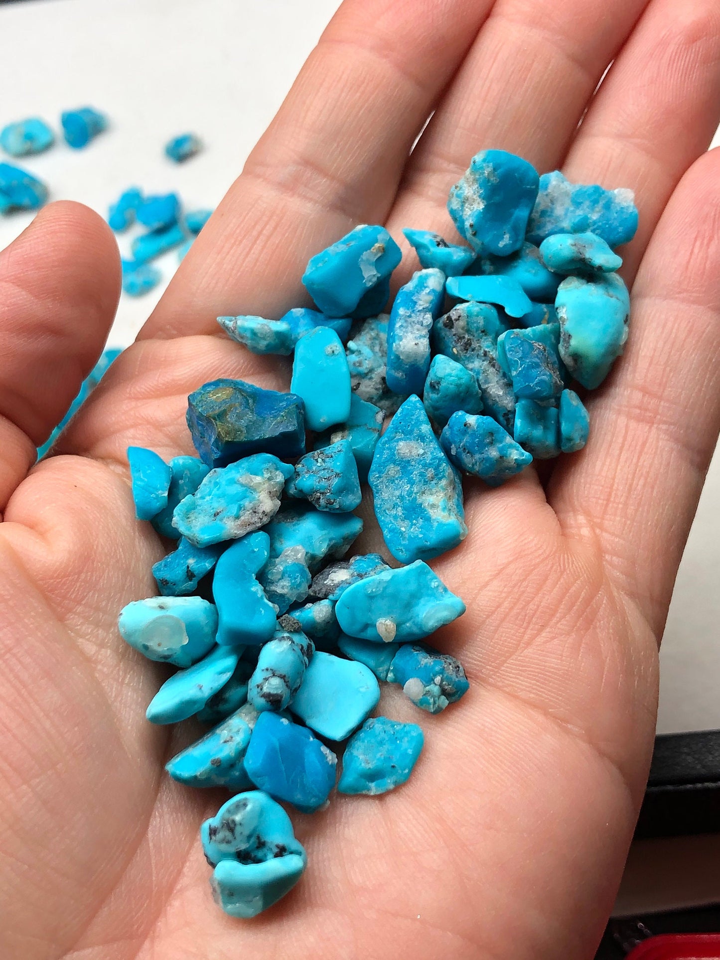 Natural Arizona Turquoise, Throat Chakra, Strength, Awareness, Healing, Connection