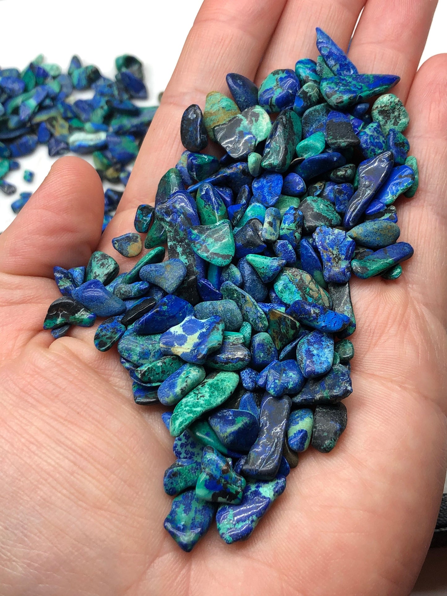 Azurite-Malachite Tumbled, Arizona