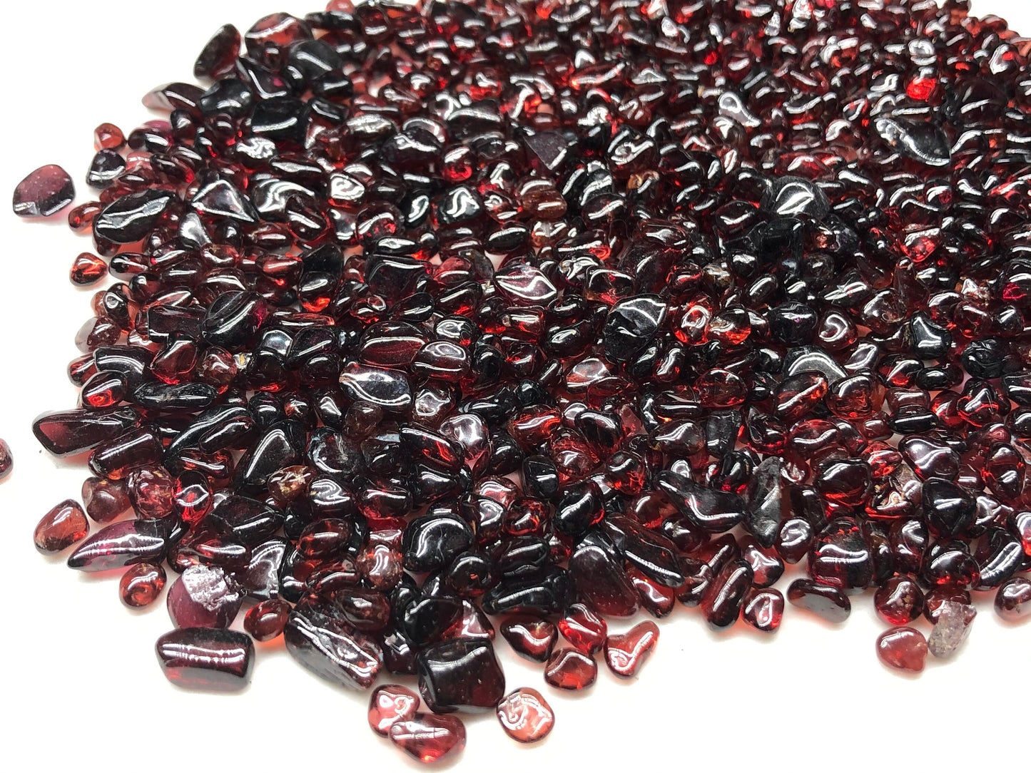 Garnet Tumbled Gemstones, Root Chakra, Vitality, Strength, Passion, Manifestation , Abundance
