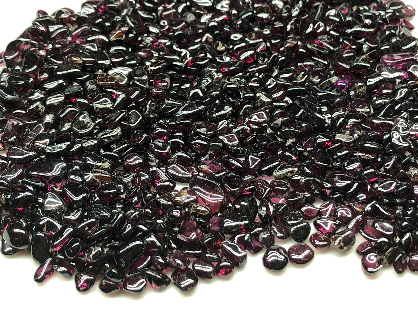 Purple Garnet Tumbled Gemstones, Crown Chakra, Visions, Psychic Intuition, Power, Divine Connection