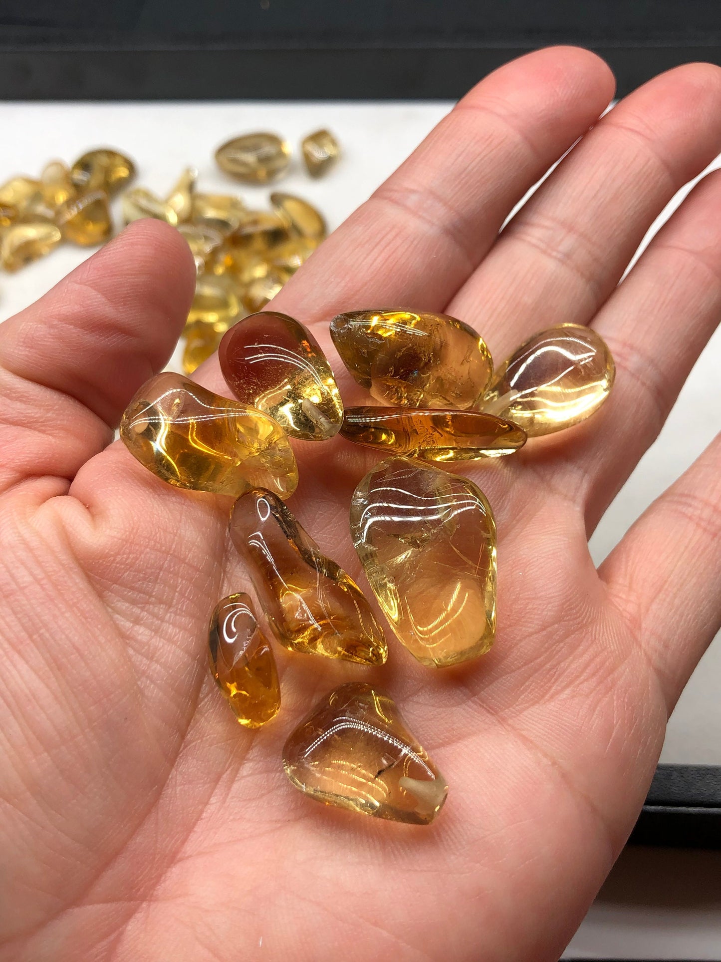 Citrine Tumbled Gemstones