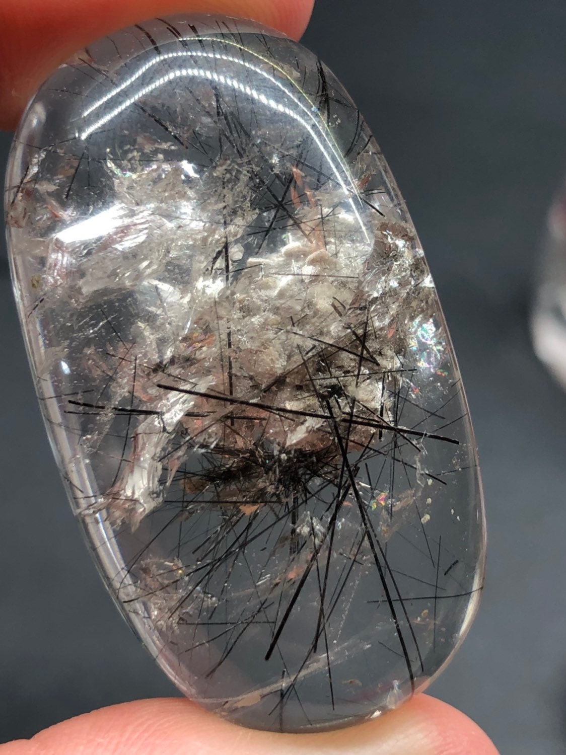 Rutile & Crystals in Quartz, 125 ct Brazil