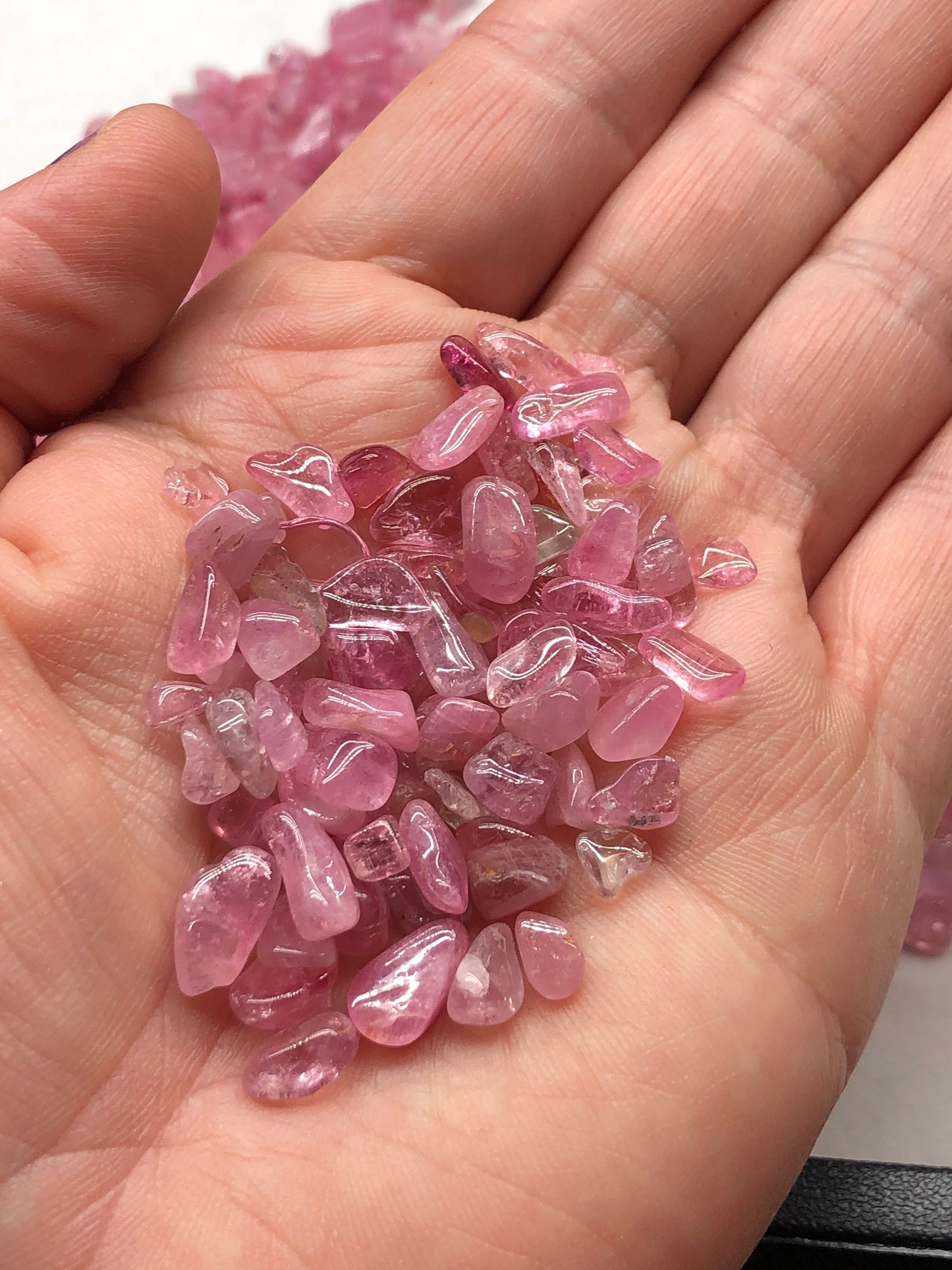 Pink Tourmaline Tumbled Gemstones, Heart Chakra, Self Love, Heart, Empathy, Emotional Healing, Forgiveness
