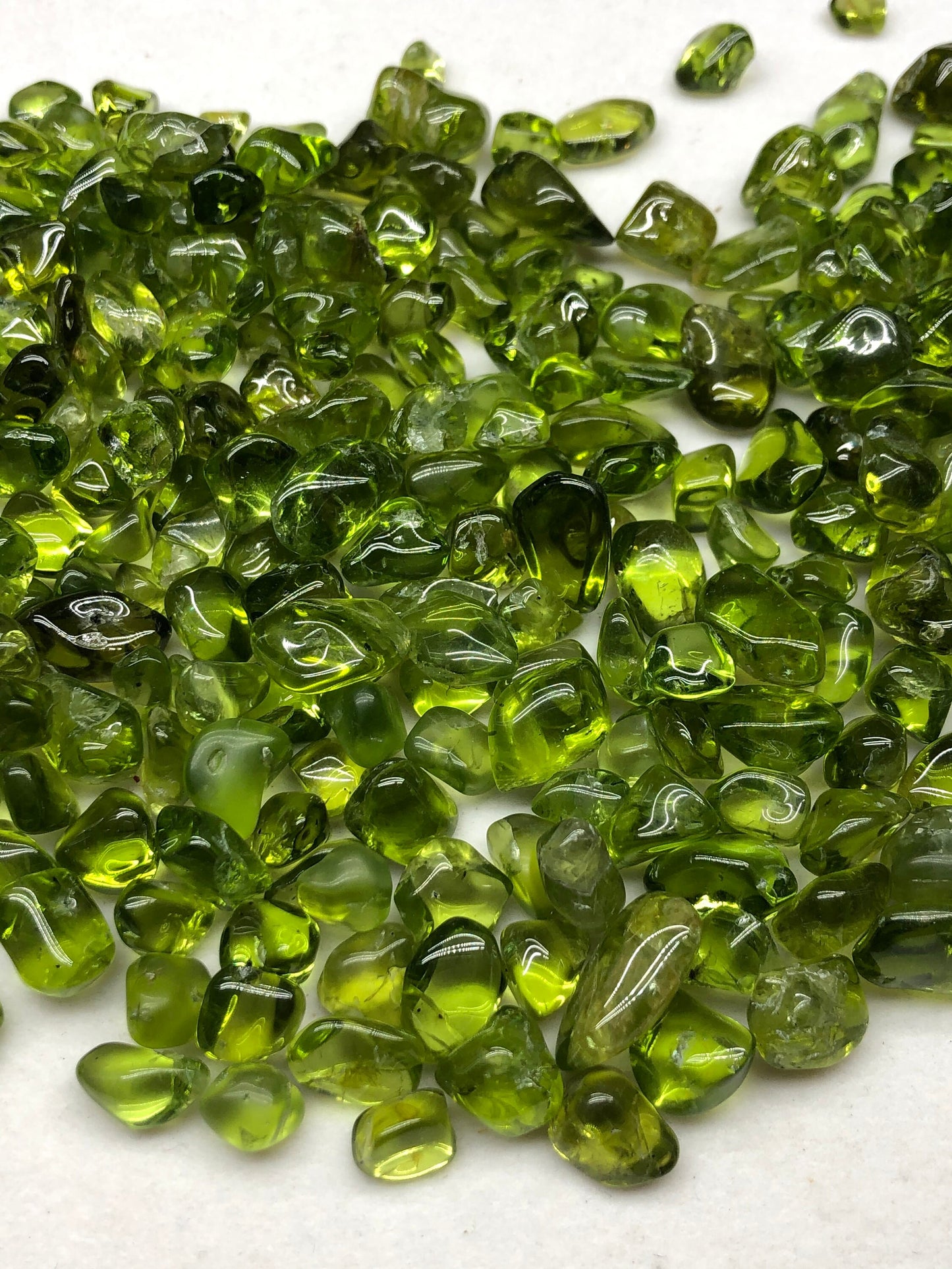 Peridot Tumbled Gemstones, Heart Chakra, Self Love, Heart, Empathy, Emotional Healing, Forgiveness
