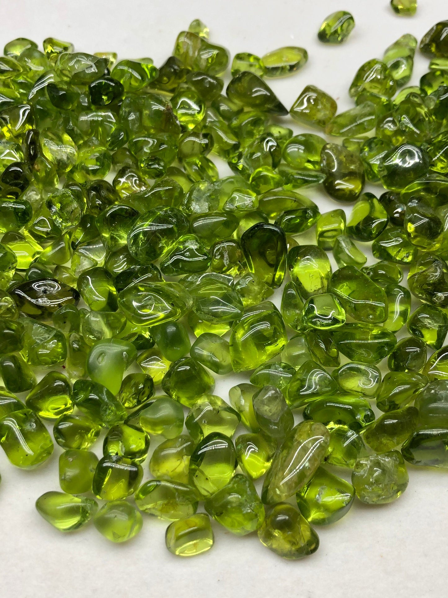 Peridot Tumbled Gemstones, Heart Chakra, Self Love, Heart, Empathy, Emotional Healing, Forgiveness