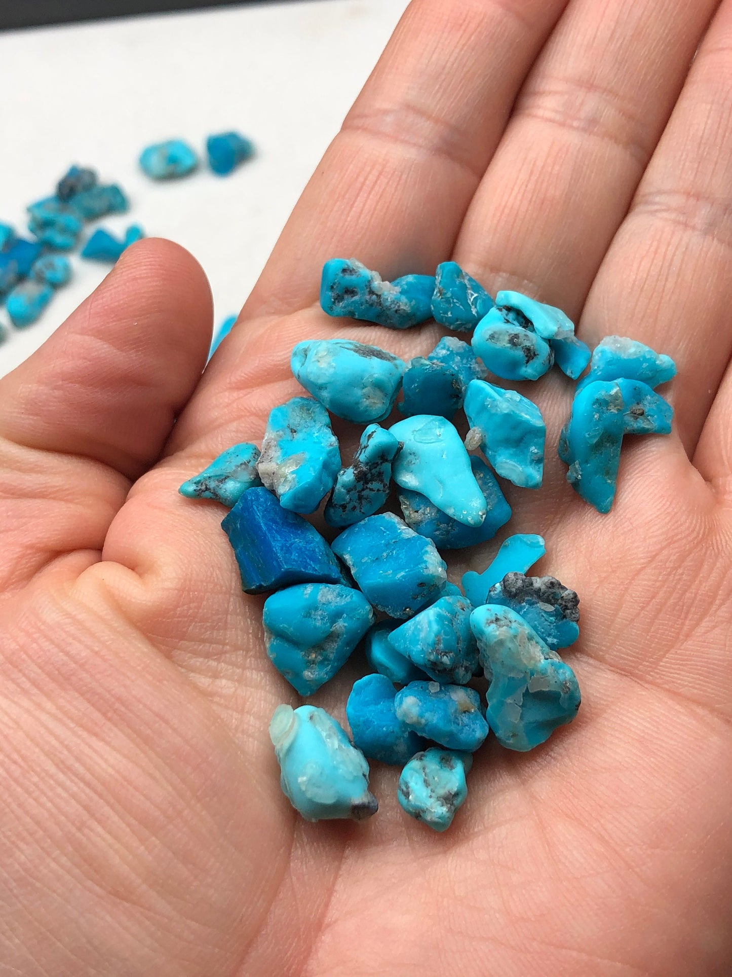 Natural Arizona Turquoise, Throat Chakra, Strength, Awareness, Healing, Connection