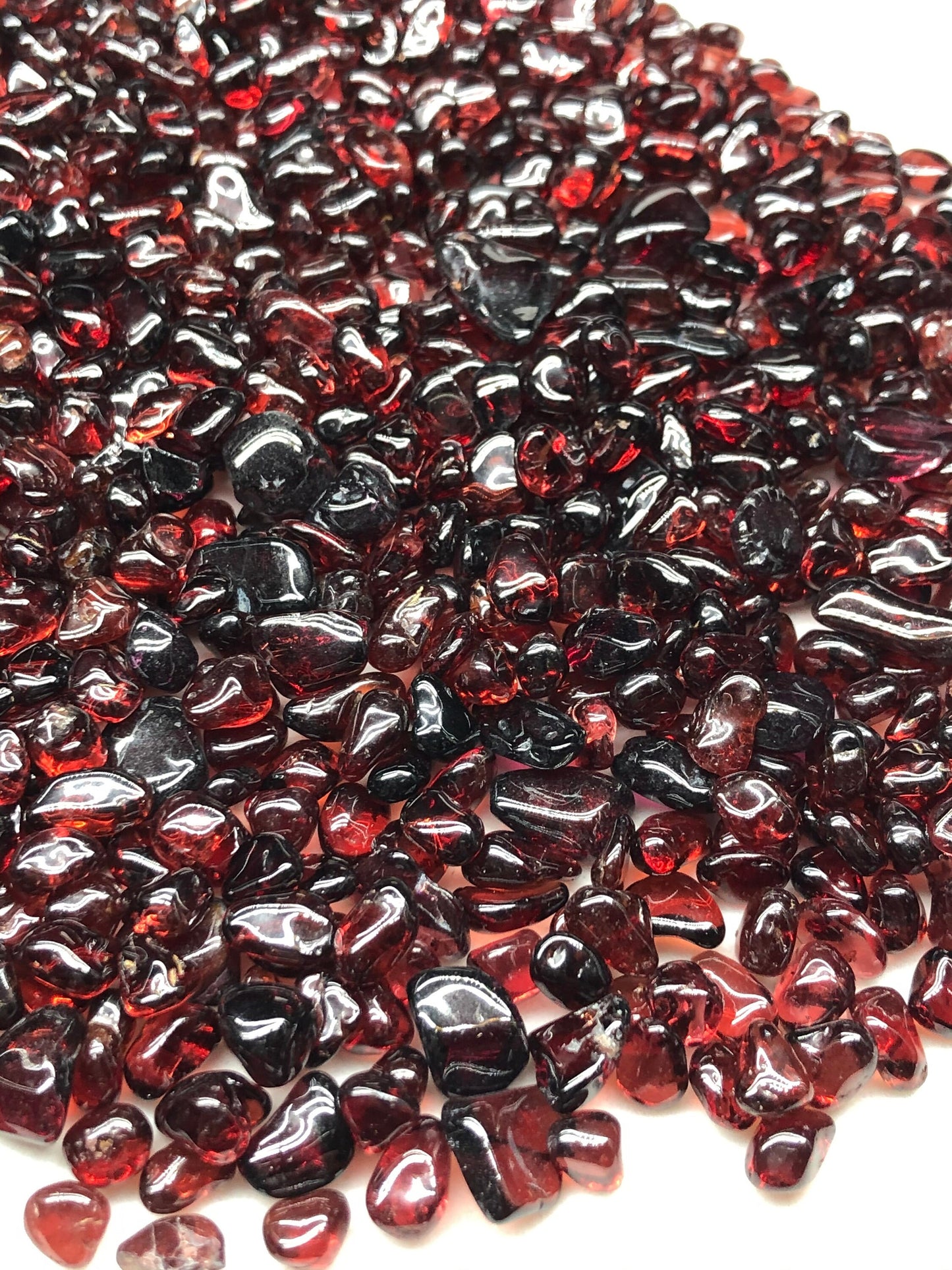 Garnet Tumbled Gemstones, Root Chakra, Vitality, Strength, Passion, Manifestation , Abundance