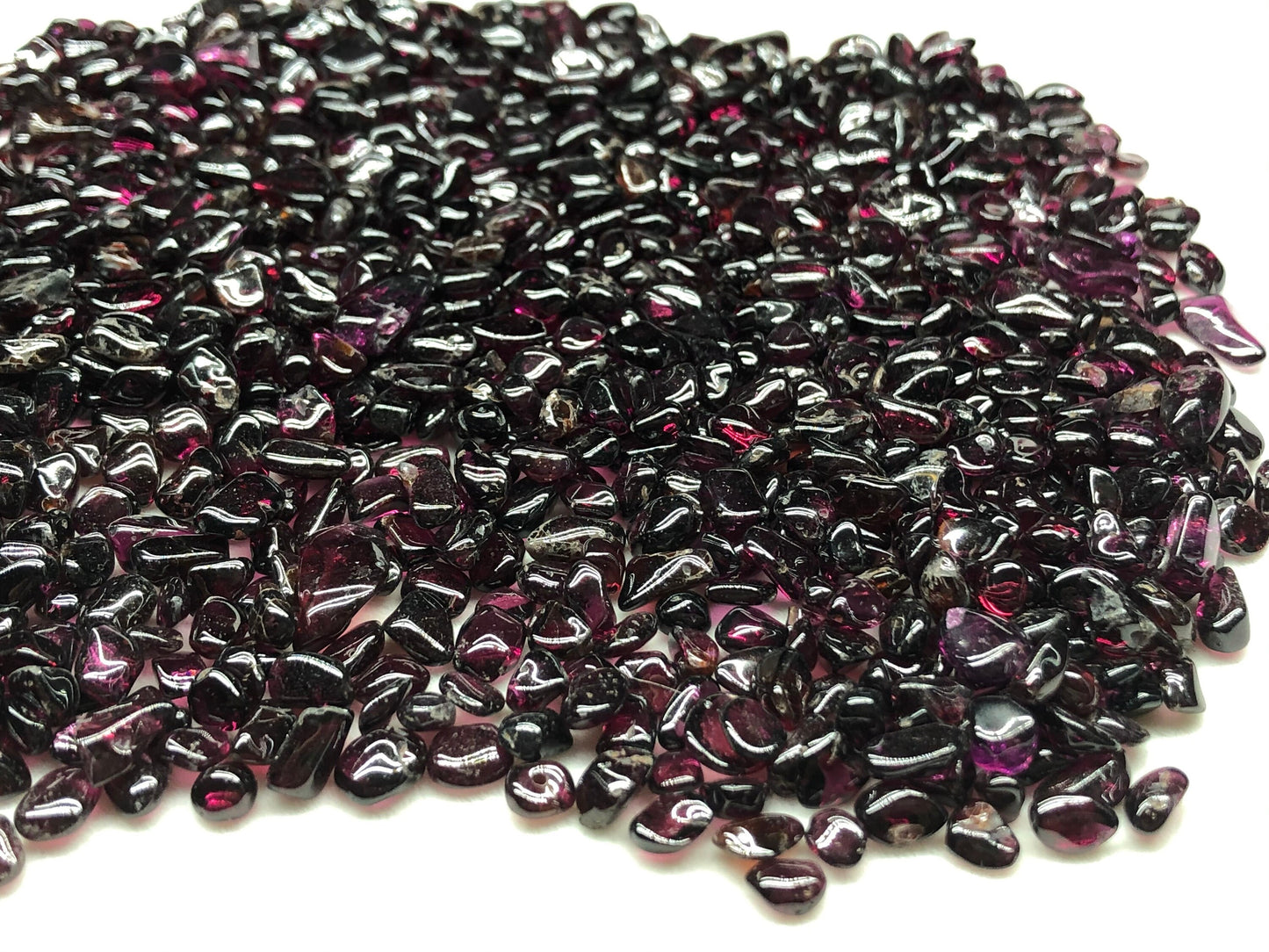 Purple Garnet Tumbled Gemstones, Crown Chakra, Visions, Psychic Intuition, Power, Divine Connection