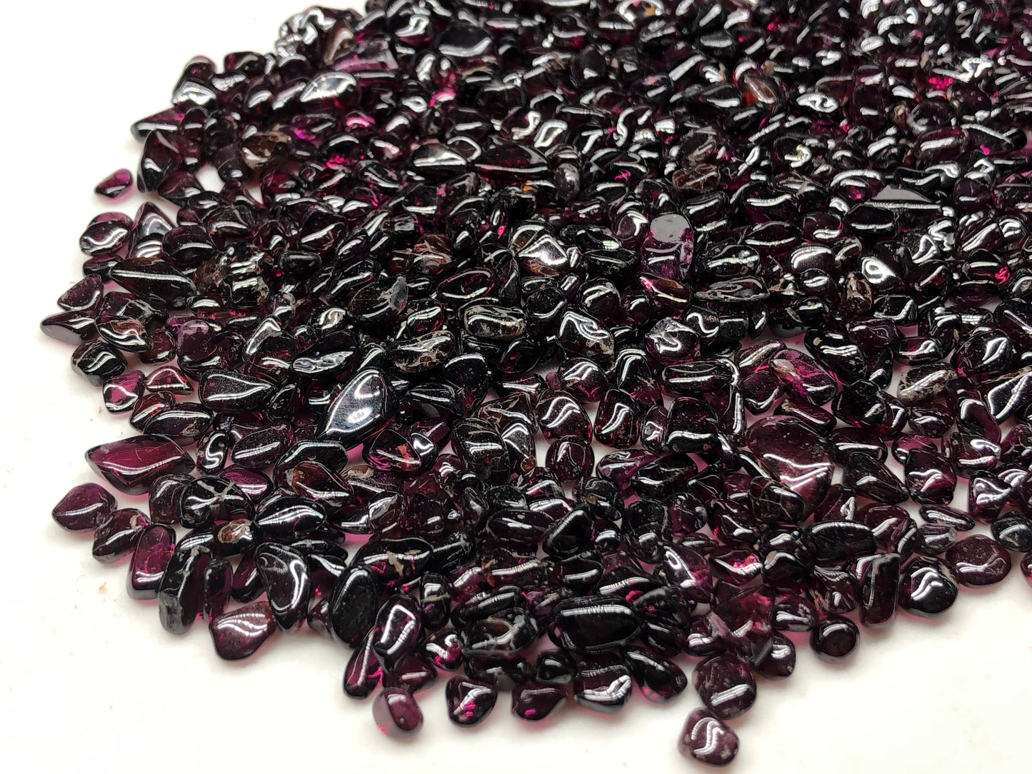 Purple Garnet Tumbled Gemstones, Crown Chakra, Visions, Psychic Intuition, Power, Divine Connection