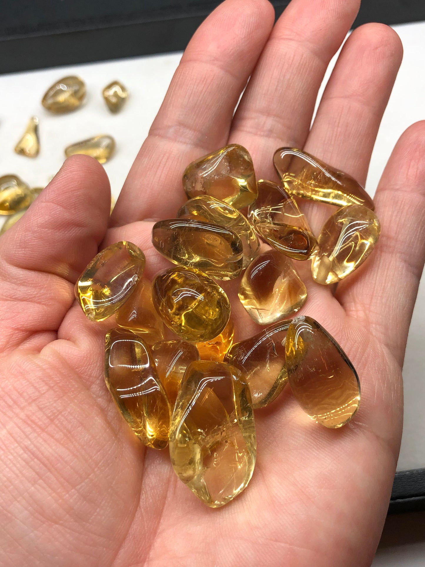 Citrine Tumbled Gemstones