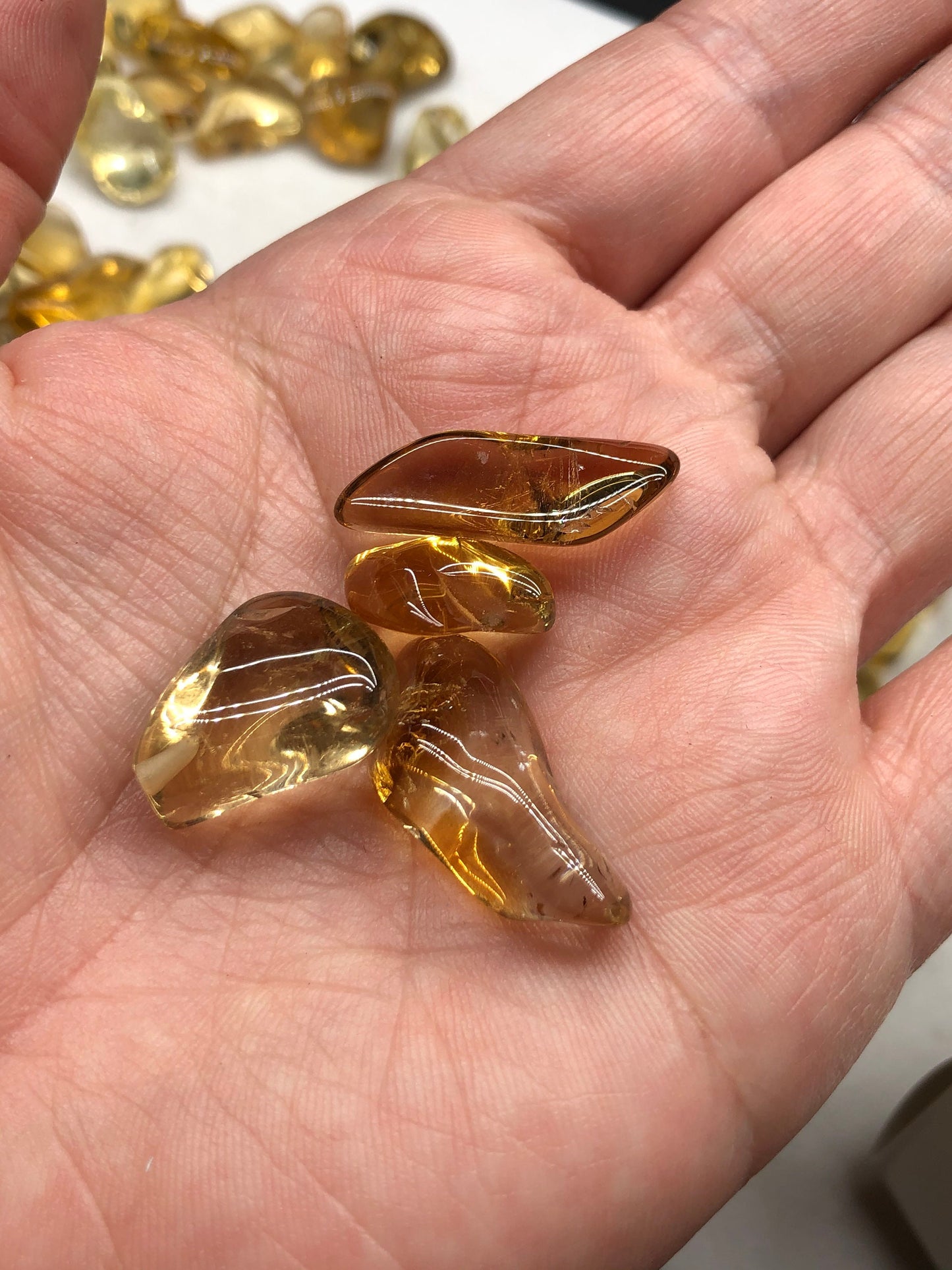 Citrine Tumbled Gemstones