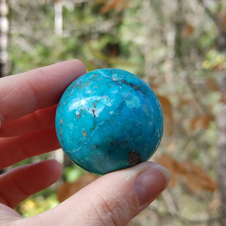 Rare Turquoise Sphere, Morenci, Arizona