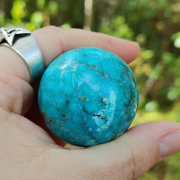 Rare Turquoise Sphere, Morenci, Arizona