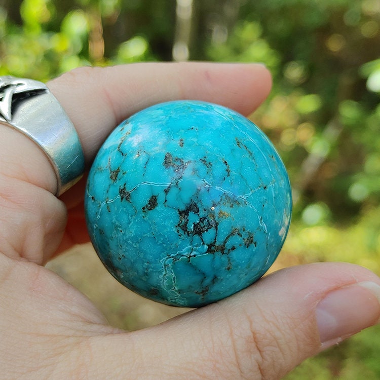 Rare Turquoise Sphere, Morenci, Arizona
