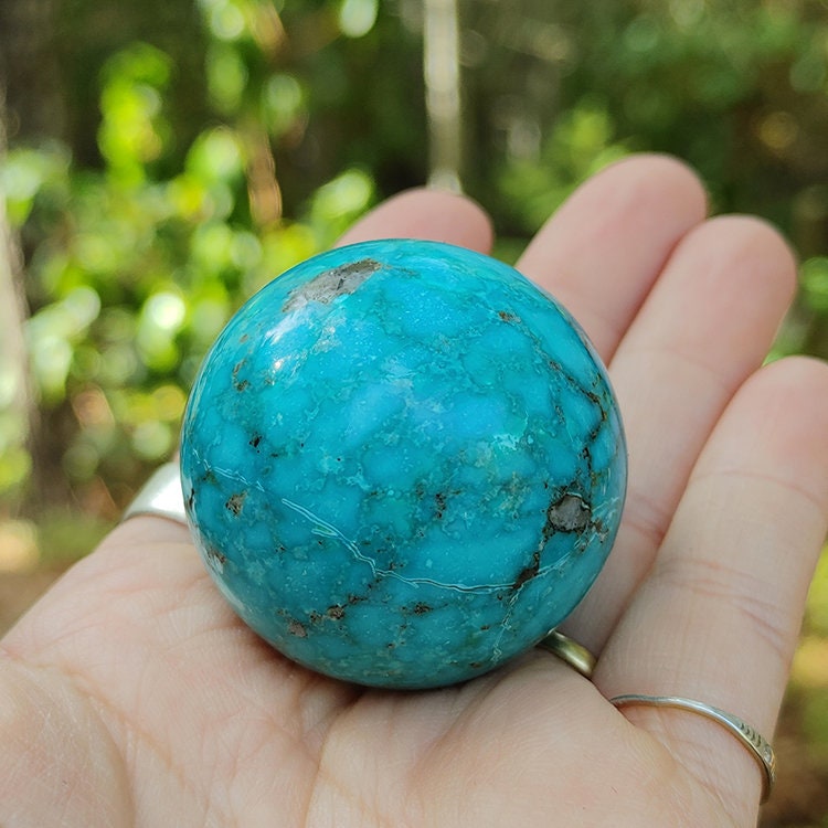 Rare Turquoise Sphere, Morenci, Arizona