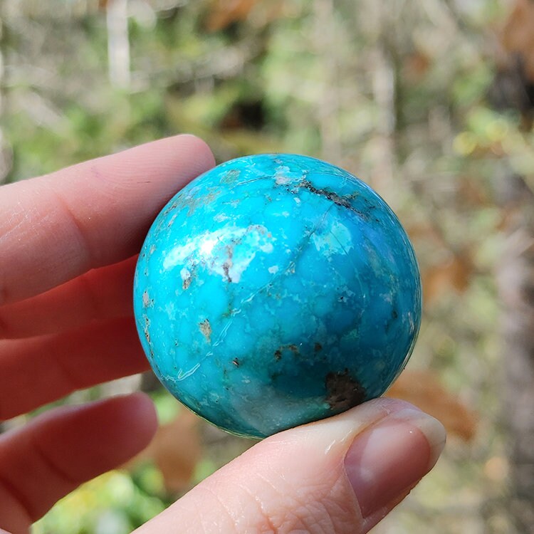 Rare Turquoise Sphere, Morenci, Arizona