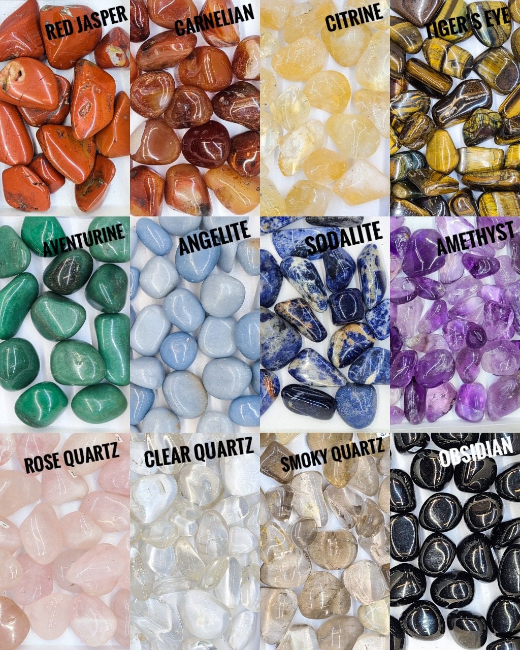 Tumbled Stone Collection, 12 PC Set