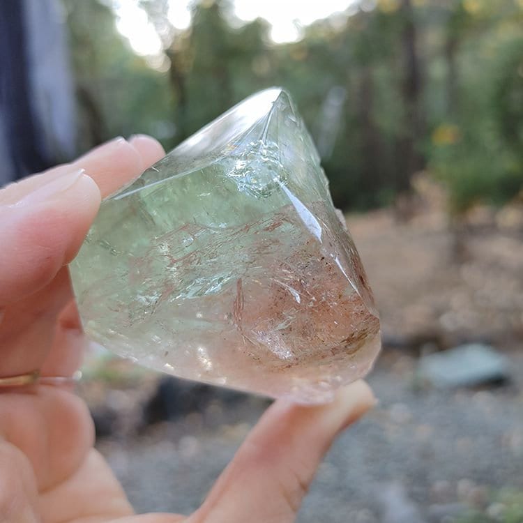 Bi-color Beryl Morganite & Aquamarine Crystal