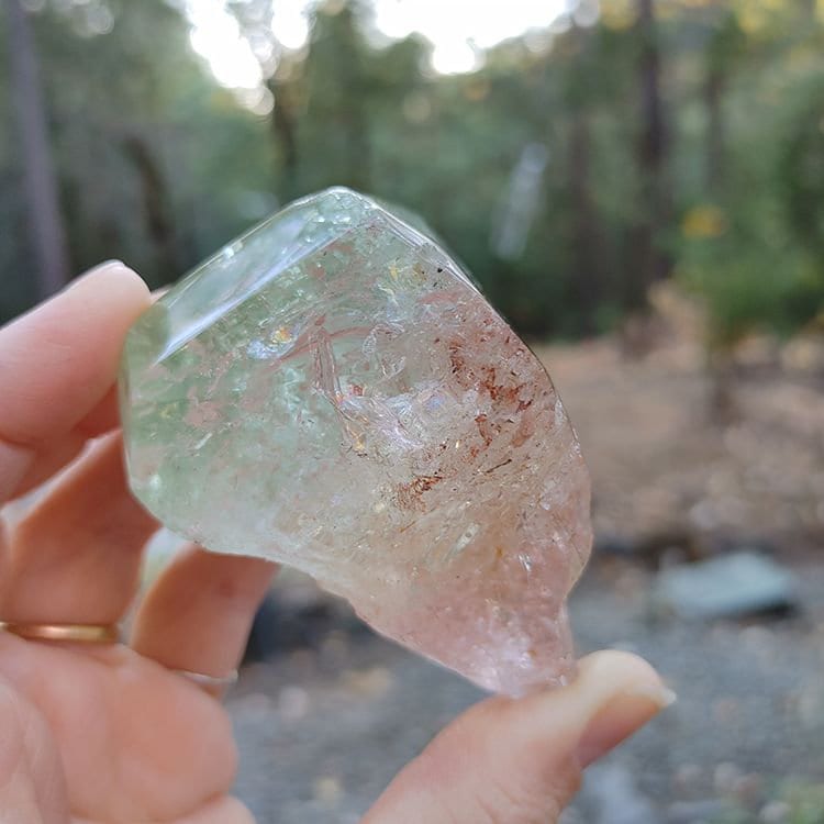 Bi-color Beryl Morganite & Aquamarine Crystal