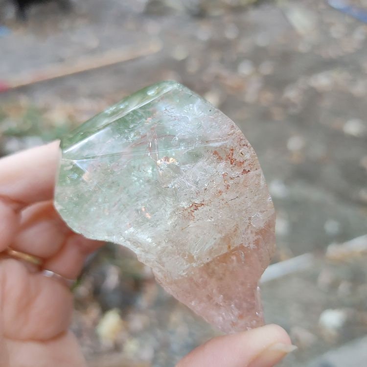 Bi-color Beryl Morganite & Aquamarine Crystal