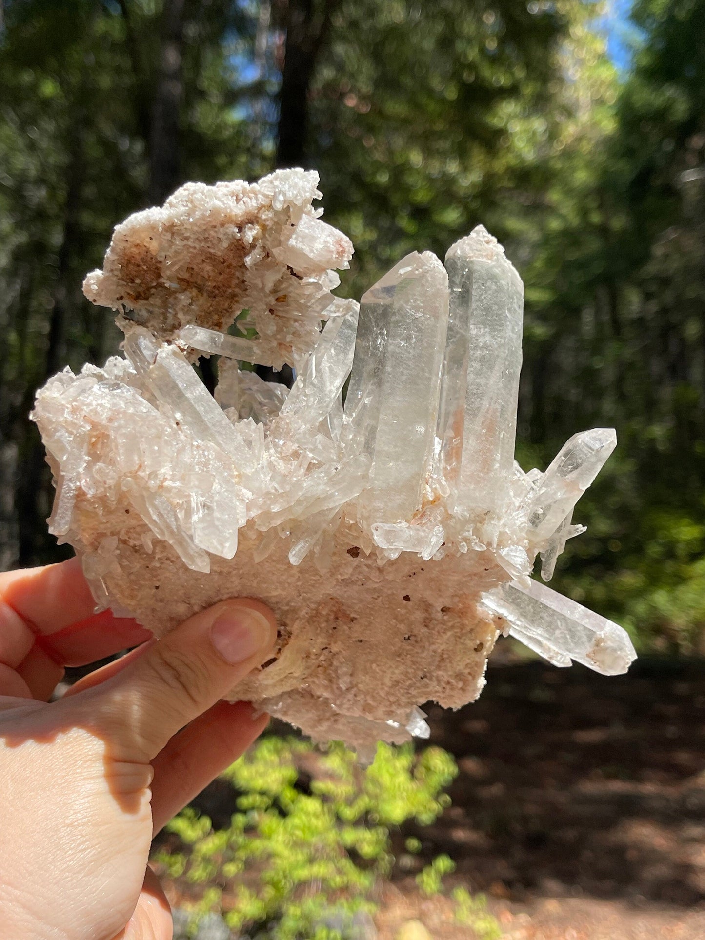 Pink Himalayan Quartz Cluster Mashup