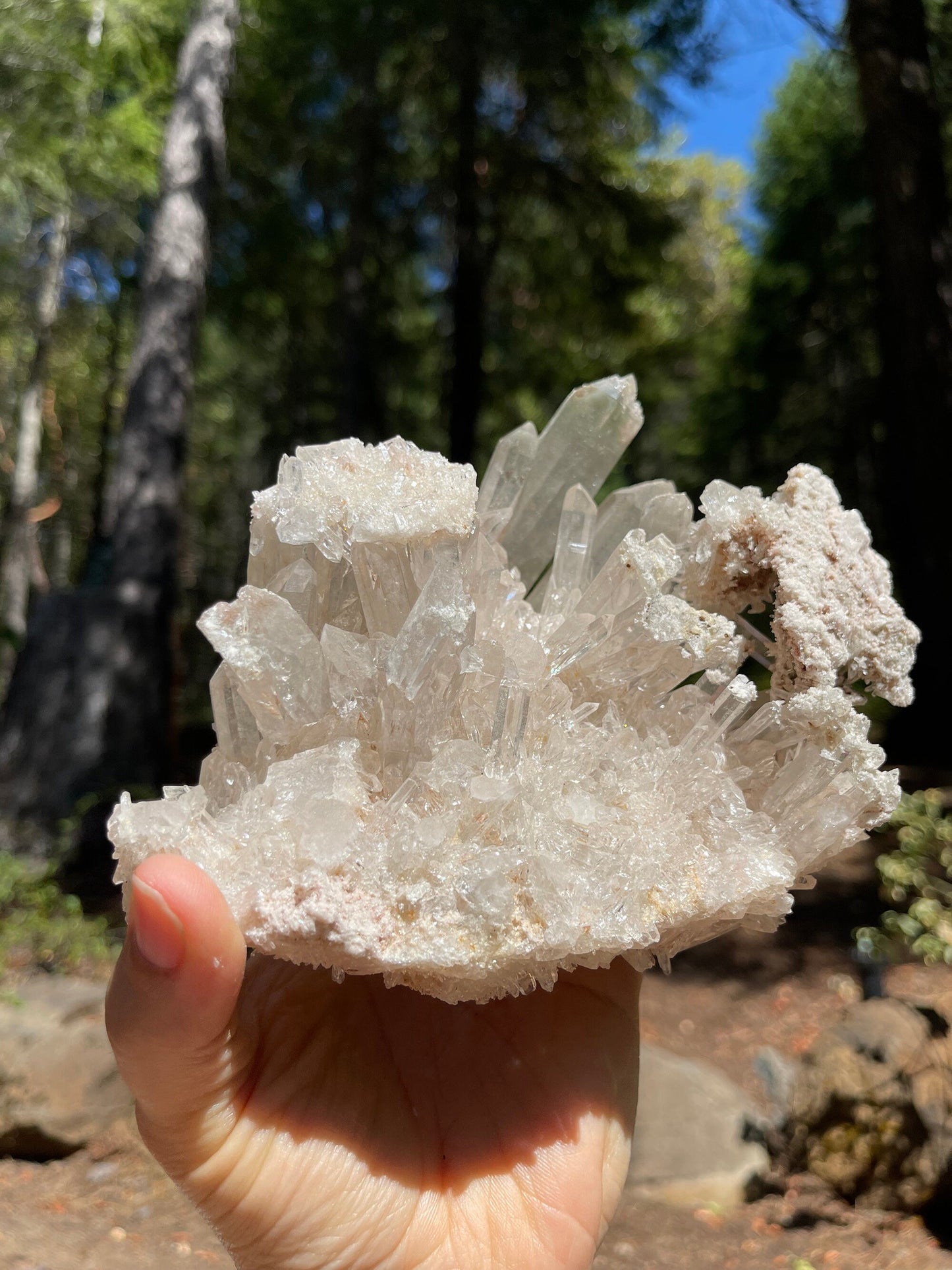 Pink Himalayan Quartz Cluster Mashup