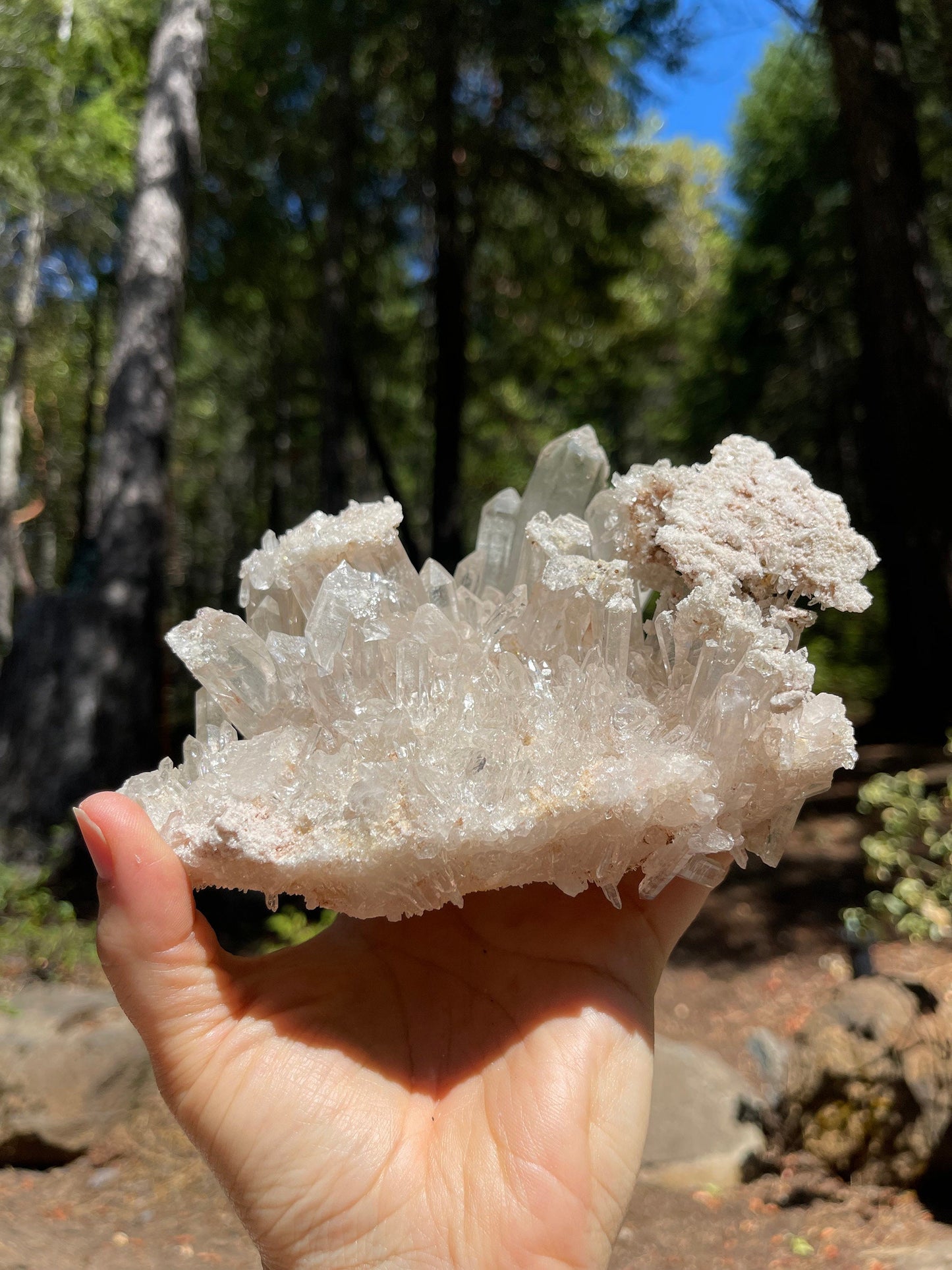 Pink Himalayan Quartz Cluster Mashup