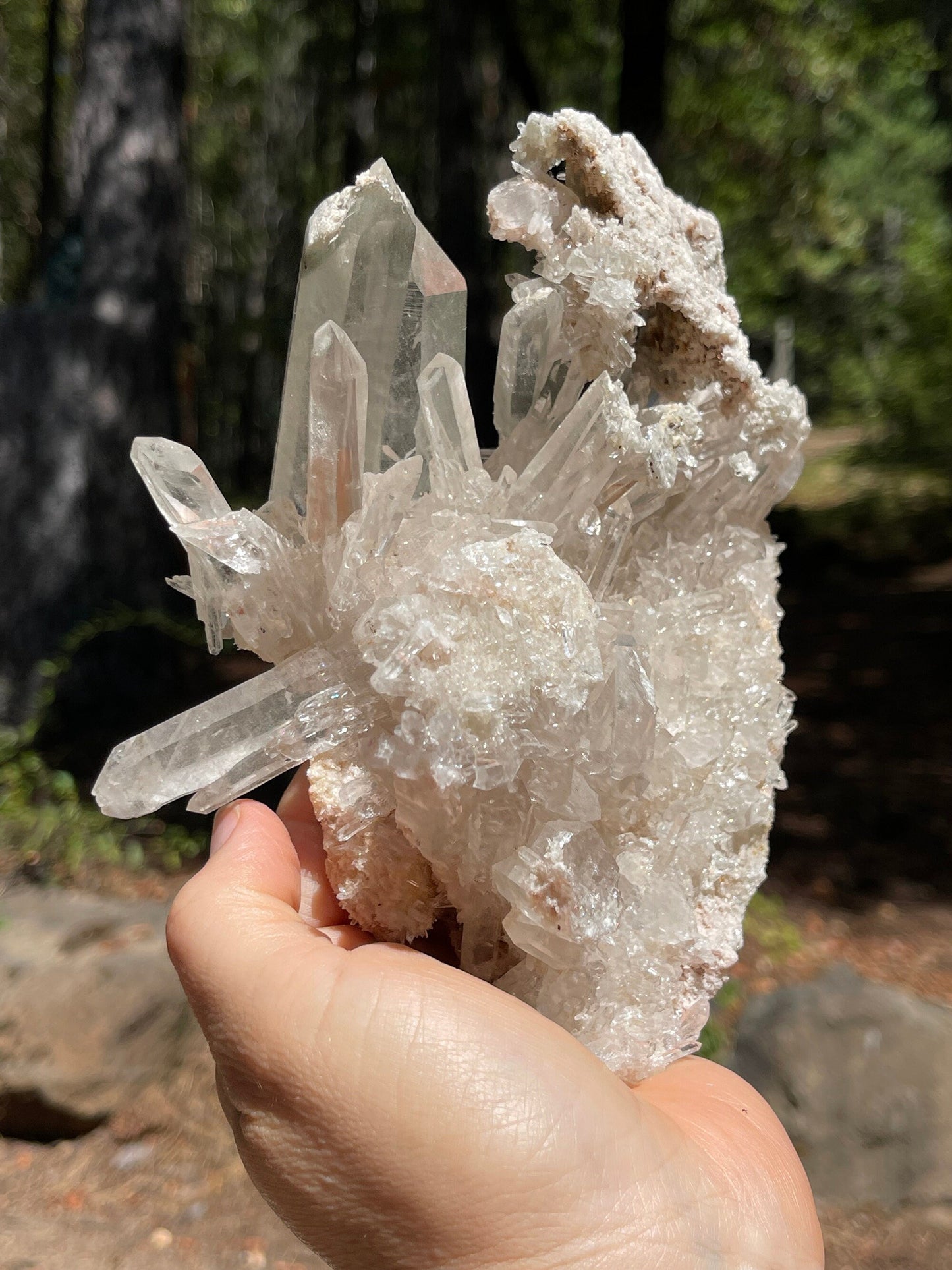 Pink Himalayan Quartz Cluster Mashup