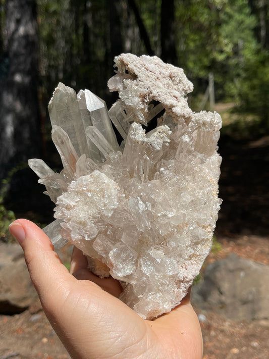 Pink Himalayan Quartz Cluster Mashup