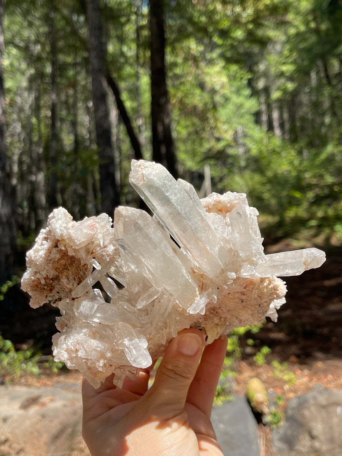 Pink Himalayan Quartz Cluster Mashup