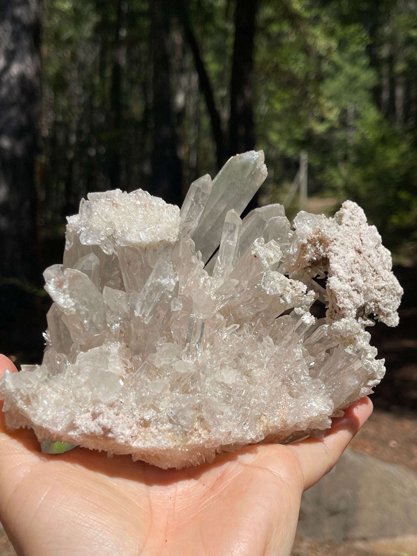 Pink Himalayan Quartz Cluster Mashup