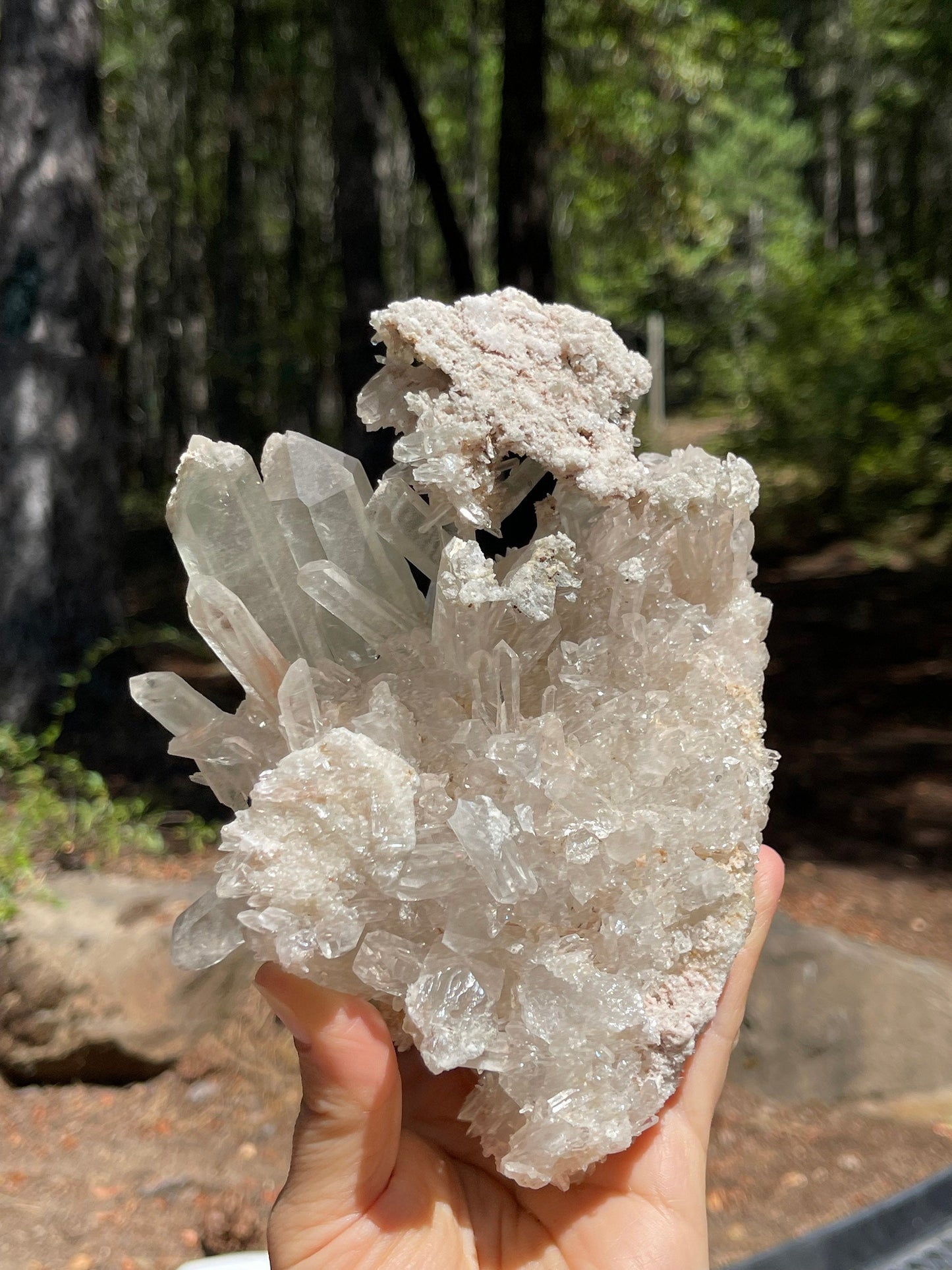 Pink Himalayan Quartz Cluster Mashup