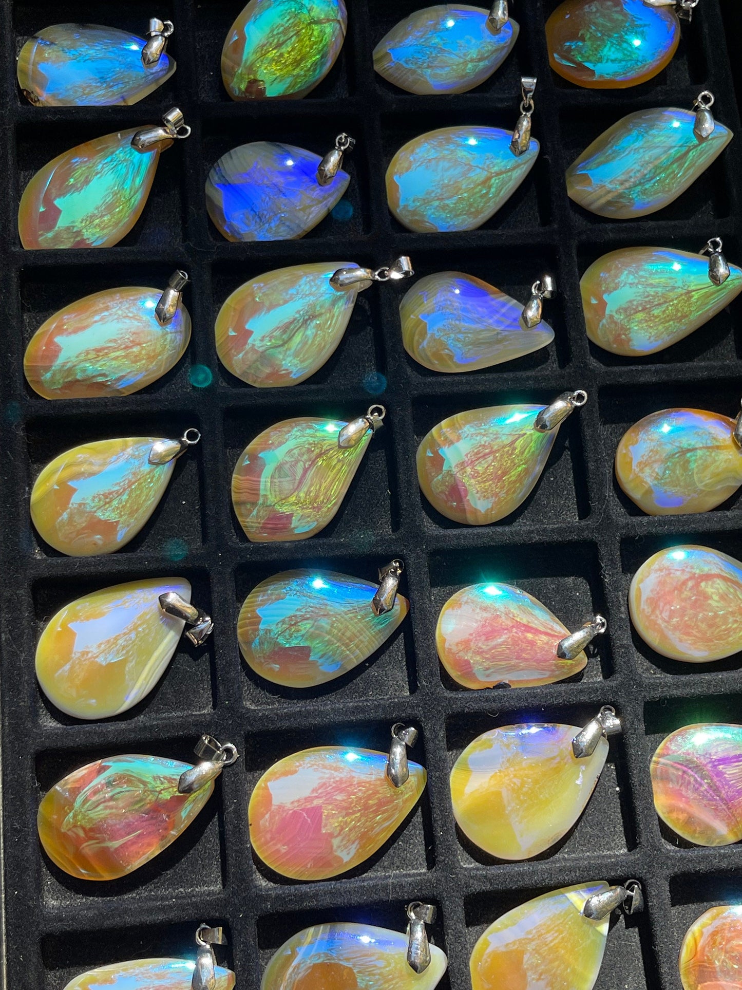 Angel Aura Agate Pendant