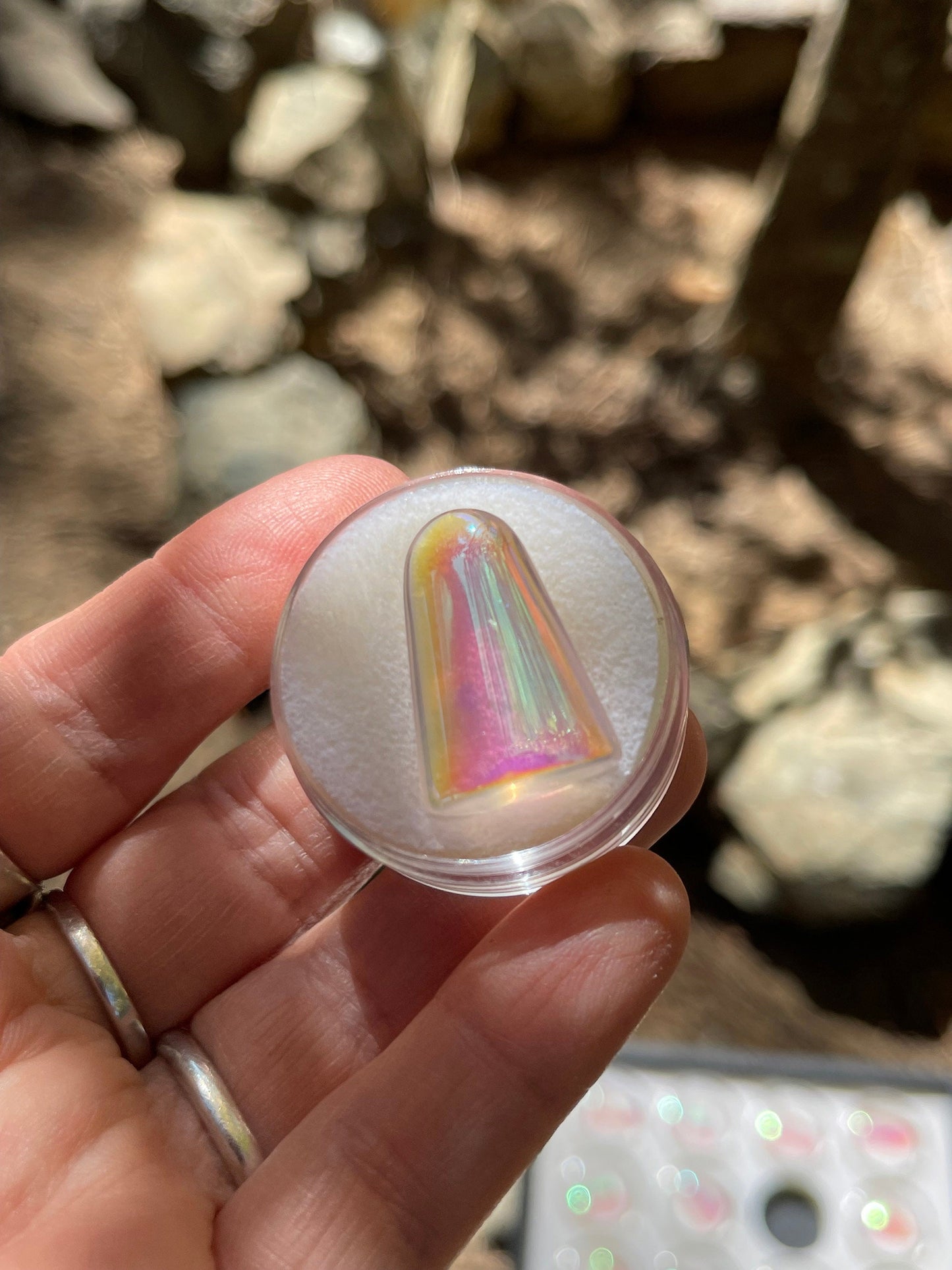 Angel Aura Rose Quartz Popsicle Freeform